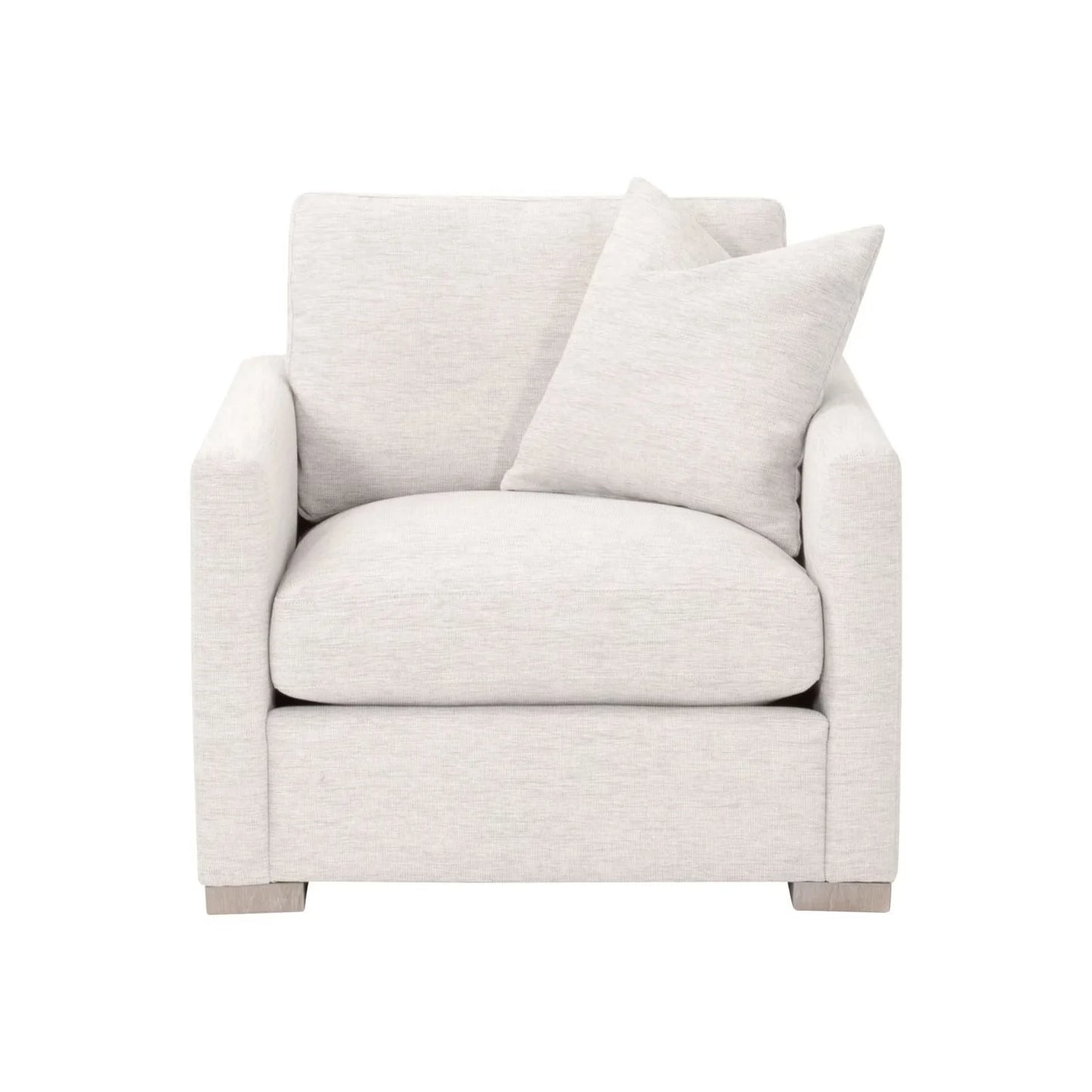 Luxury Slim Arm Fabric Lounge Chair Modern Italian Style for Villa