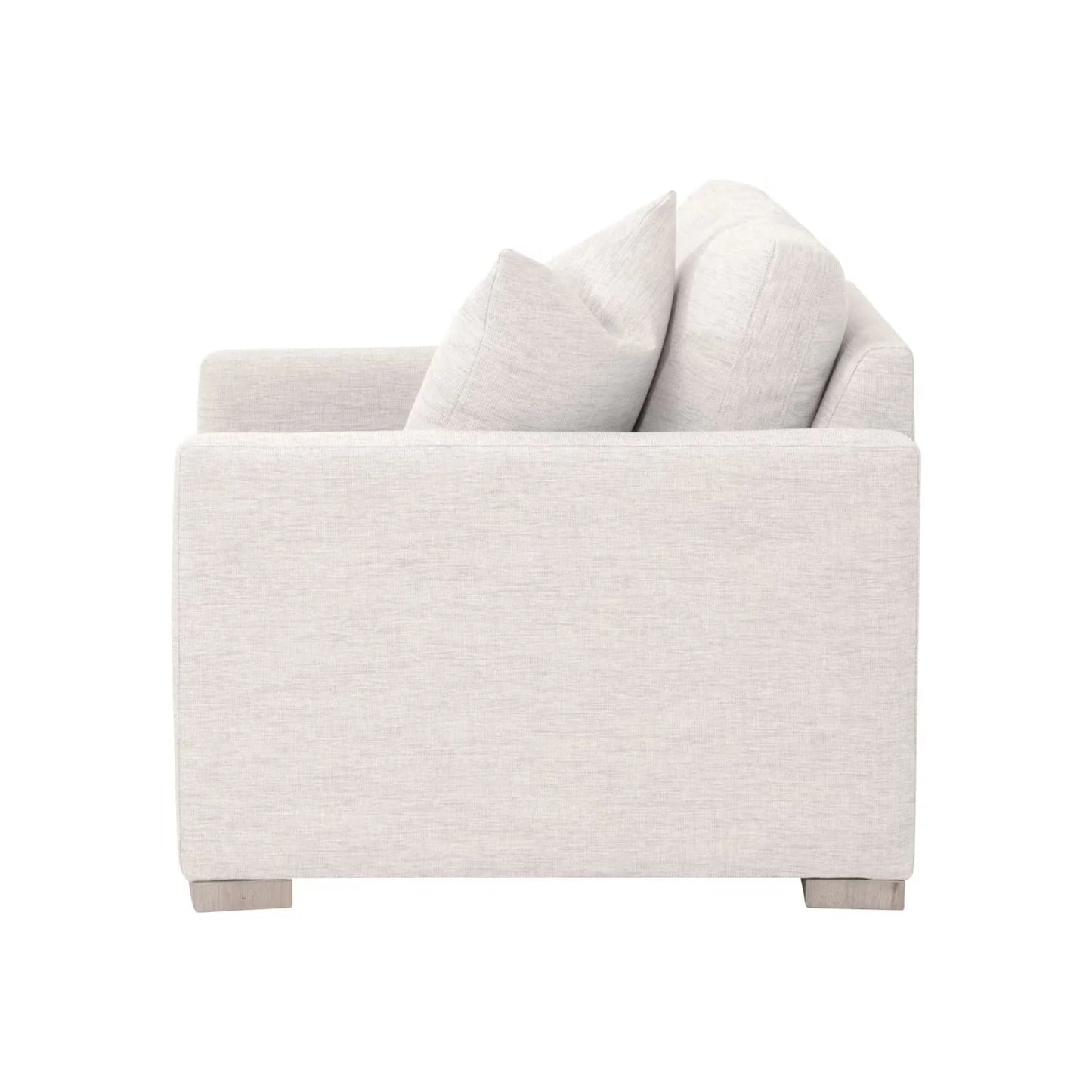 Luxury Slim Arm Fabric Lounge Chair Modern Italian Style for Villa