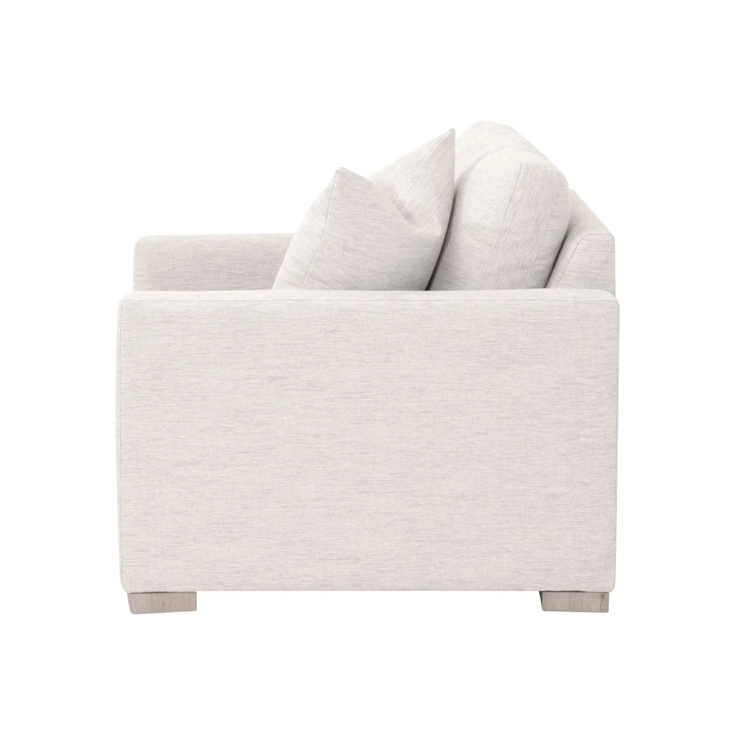 Luxury Slim Arm Fabric Lounge Chair Modern Italian Style for Villa