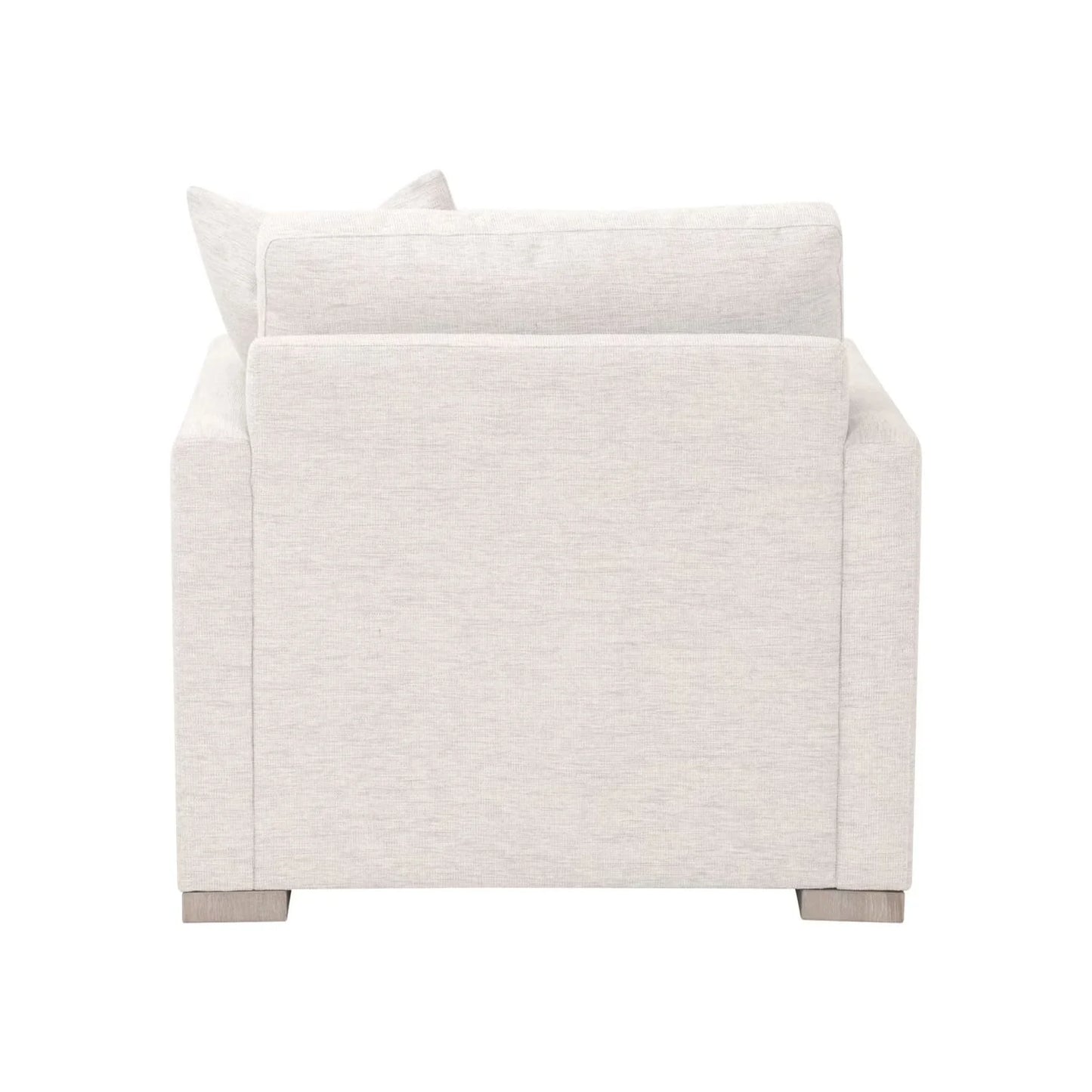 Luxury Slim Arm Fabric Lounge Chair Modern Italian Style for Villa