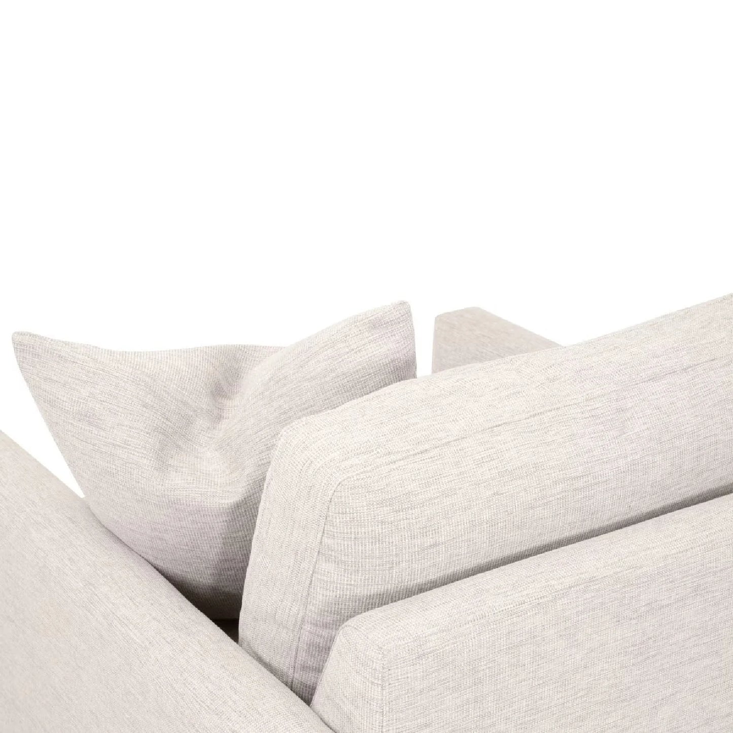 Luxury Slim Arm Fabric Lounge Chair Modern Italian Style for Villa