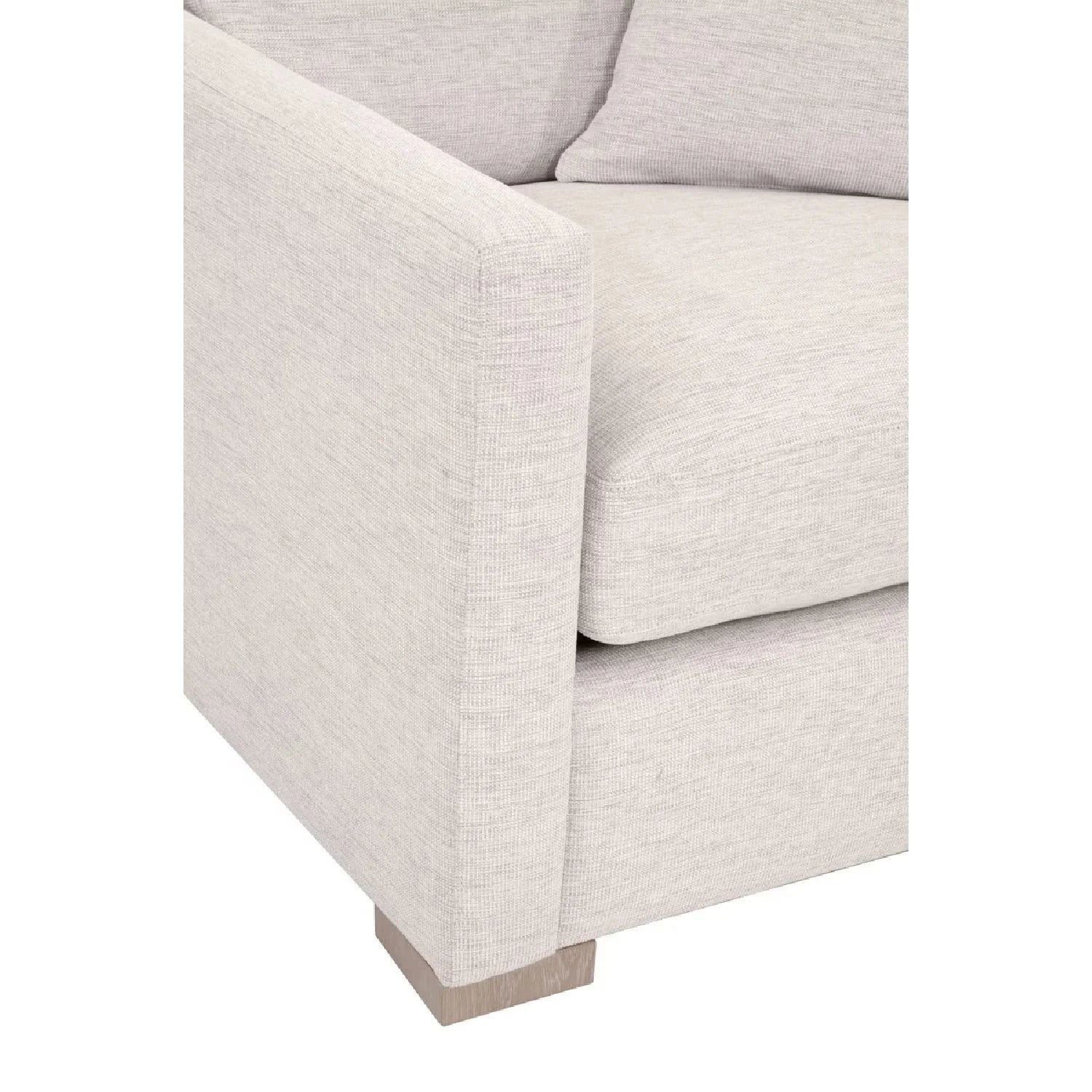 Luxury Slim Arm Fabric Lounge Chair Modern Italian Style for Villa