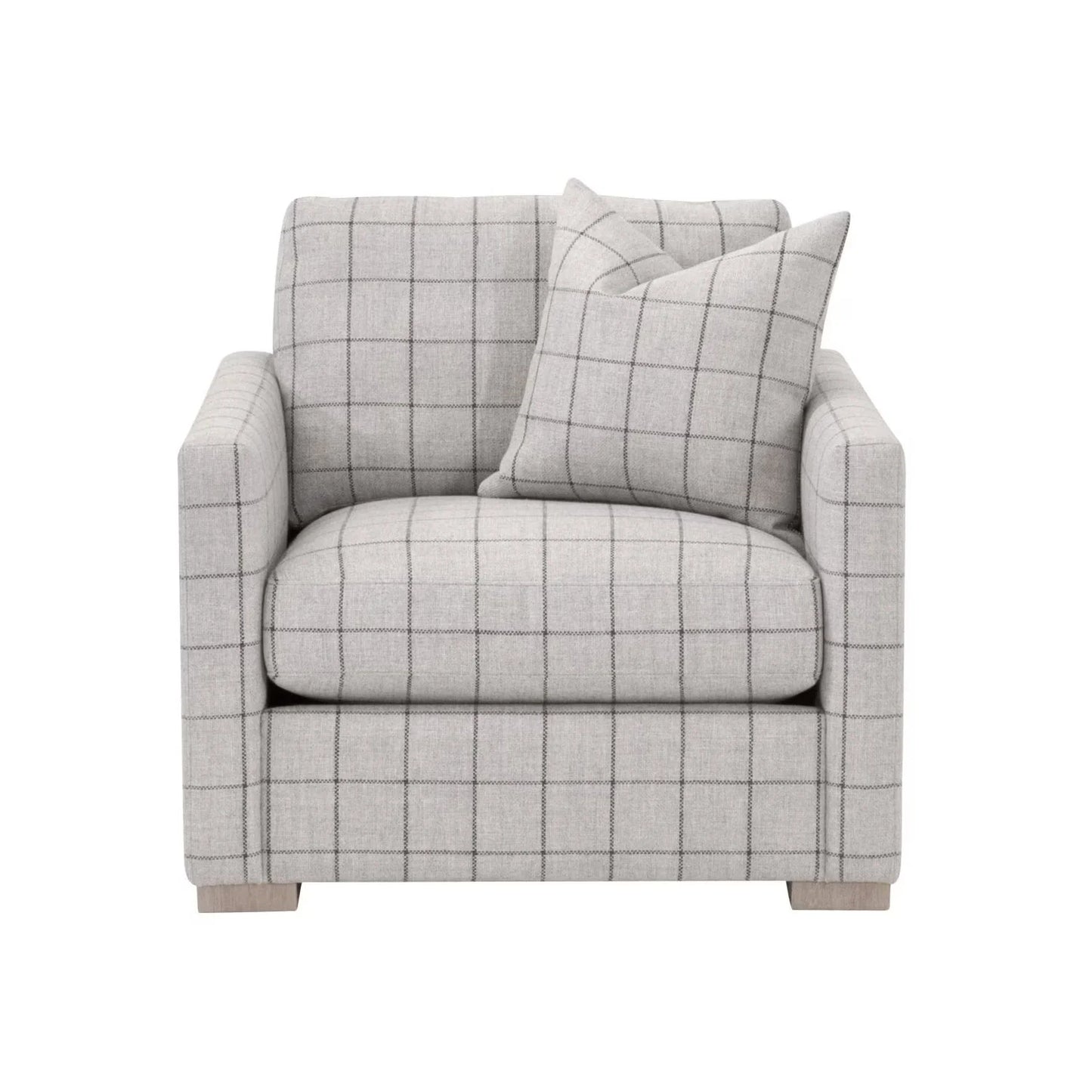 Luxury Slim Arm Fabric Lounge Chair Modern Italian Style for Villa