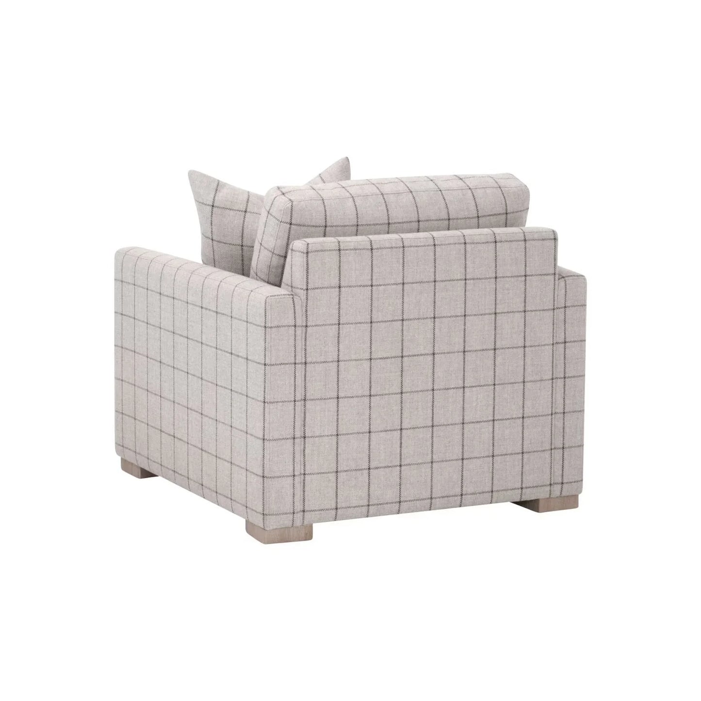 Luxury Slim Arm Fabric Lounge Chair Modern Italian Style for Villa