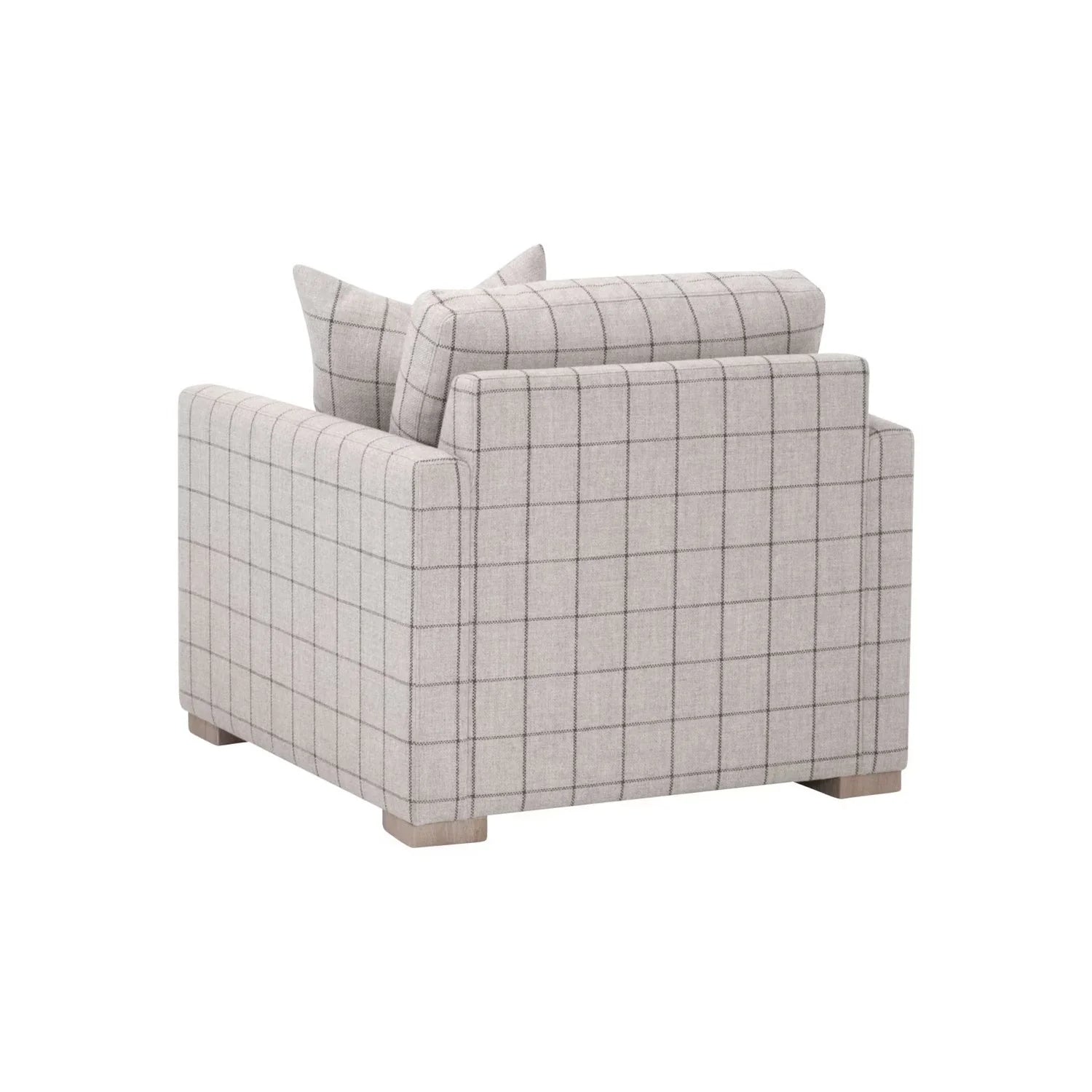 Luxury Slim Arm Fabric Lounge Chair Modern Italian Style for Villa