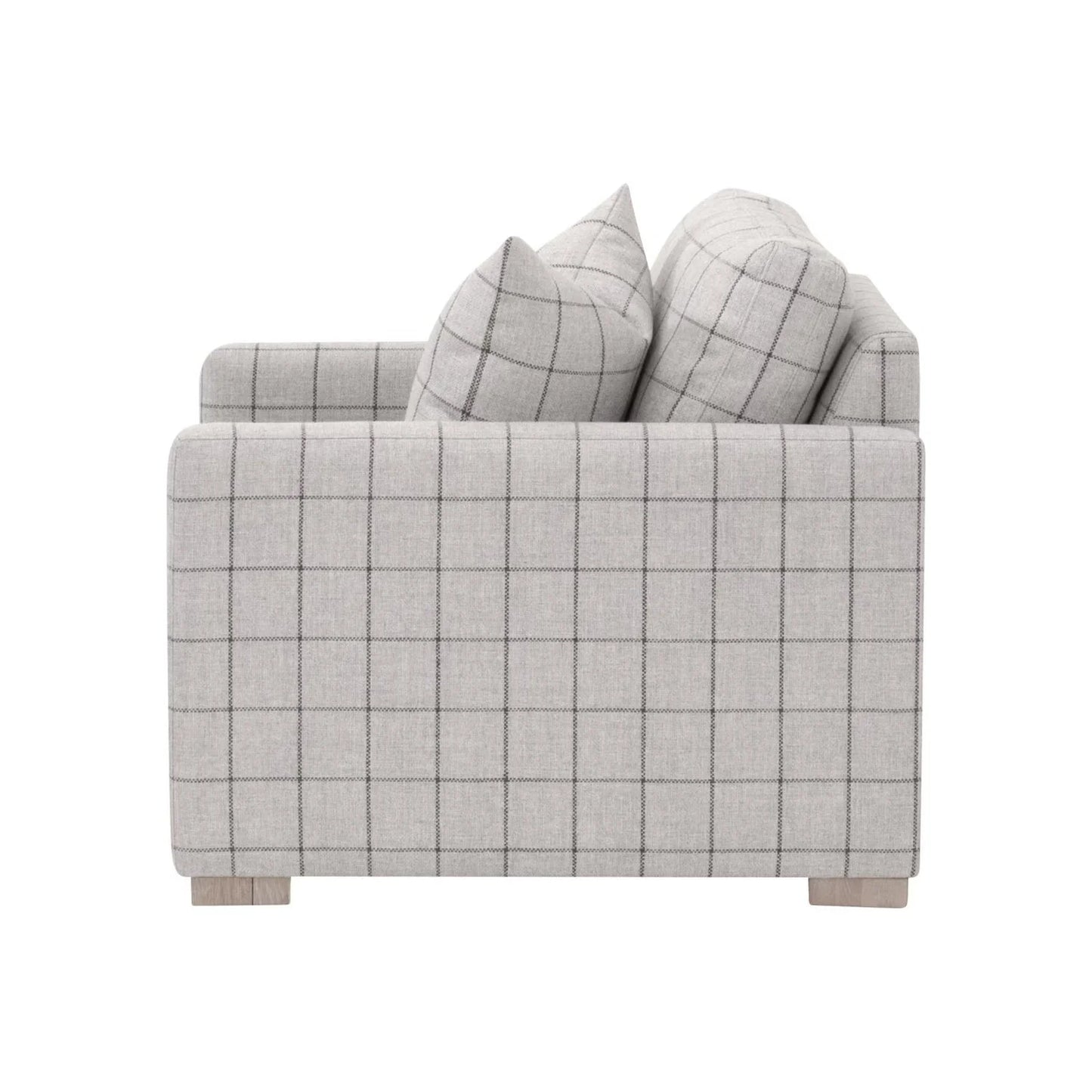 Luxury Slim Arm Fabric Lounge Chair Modern Italian Style for Villa