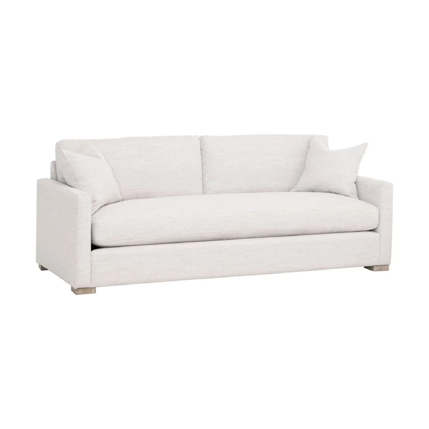 Luxury Slim Arm Fabric Sofa Modern Italian Style for Villa