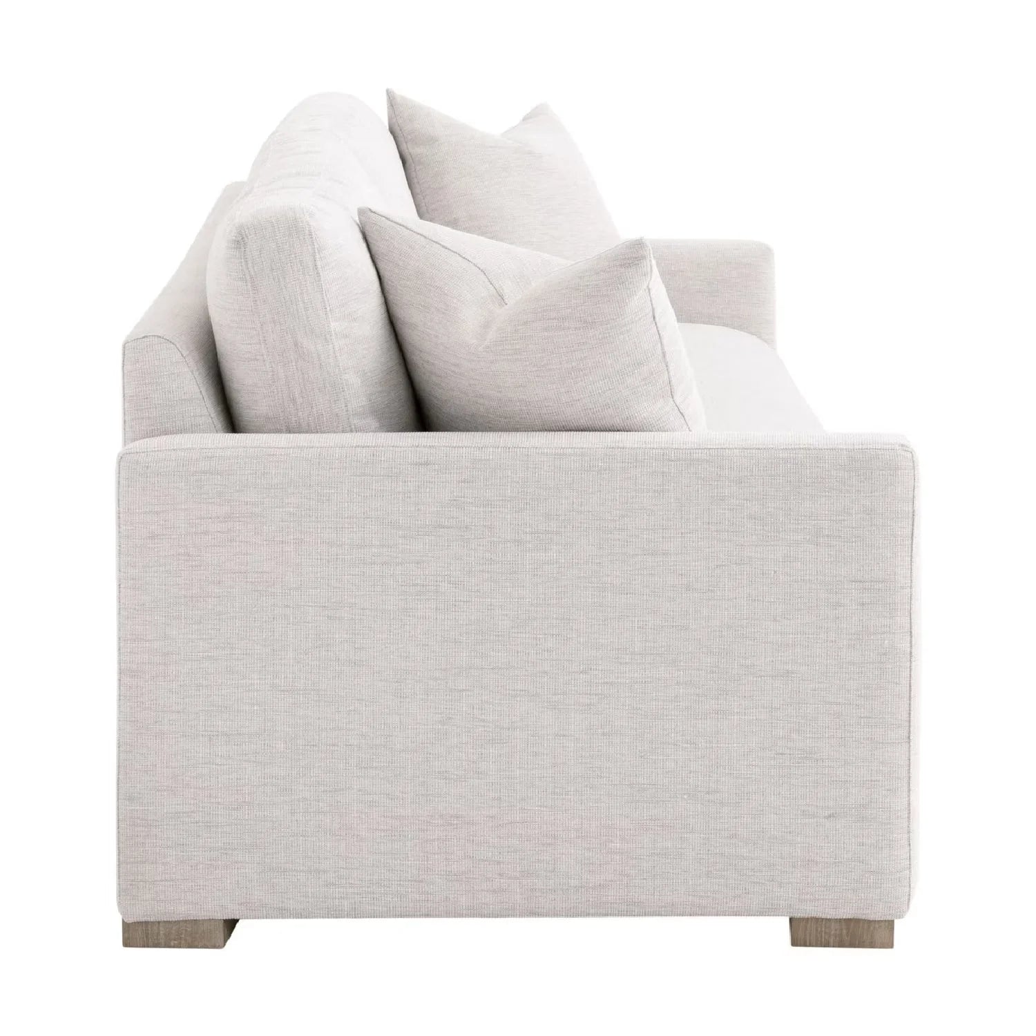 Luxury Slim Arm Fabric Sofa Modern Italian Style for Villa
