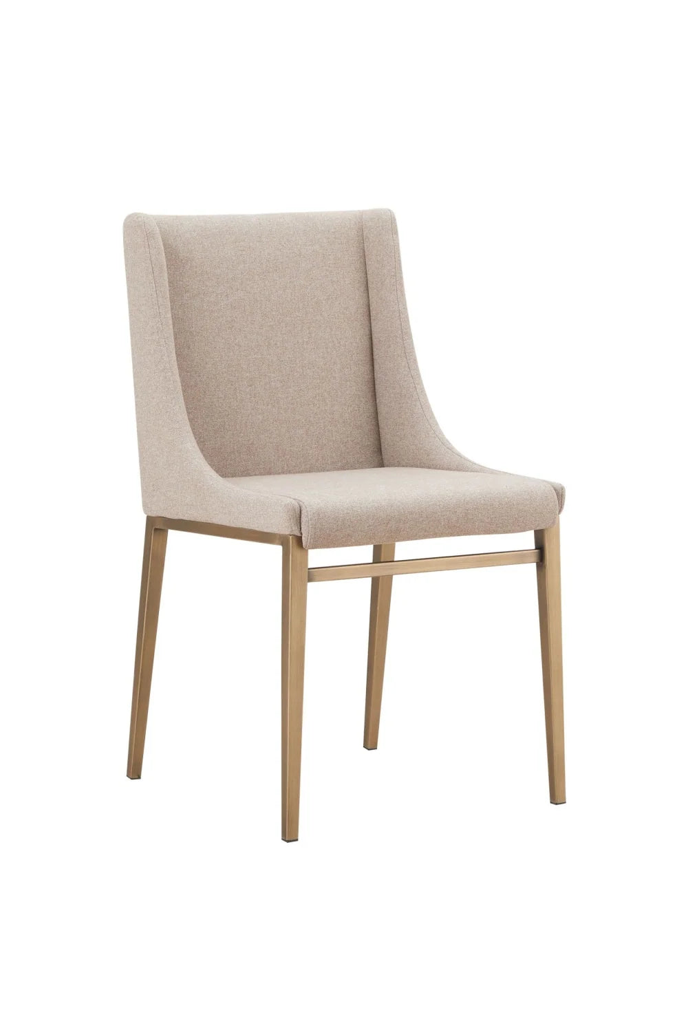 Luxury Sloped Arm Modern Dining Chair European Style for Villa
