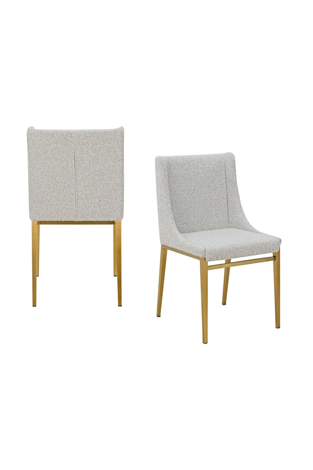 Luxury Sloped Arm Modern Dining Chair European Style for Villa