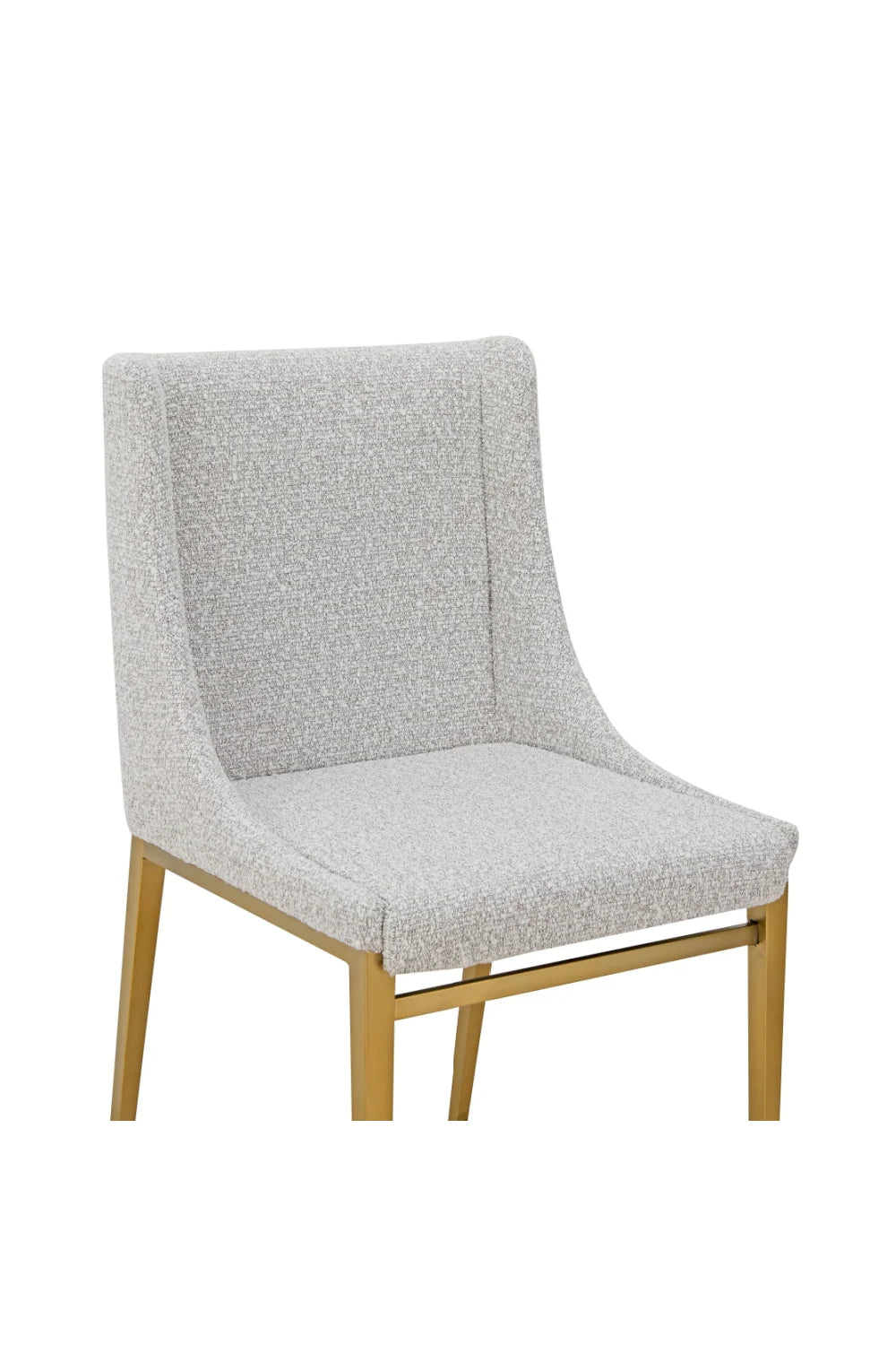 Luxury Sloped Arm Modern Dining Chair European Style for Villa