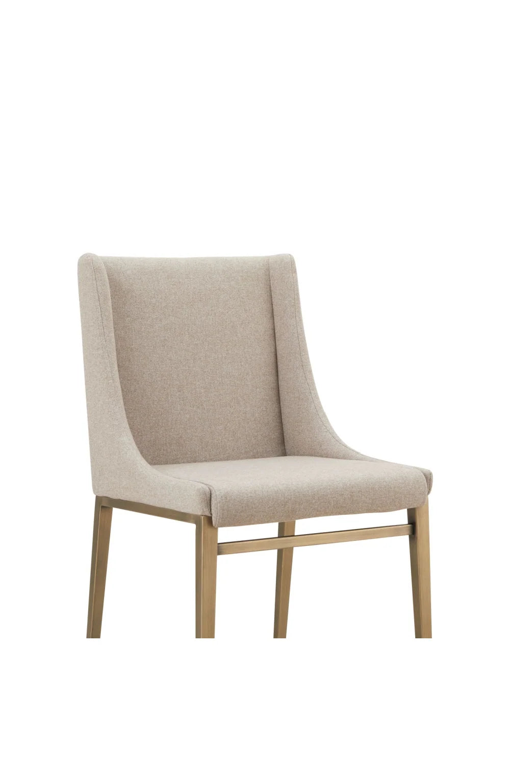 Luxury Sloped Arm Modern Dining Chair European Style for Villa