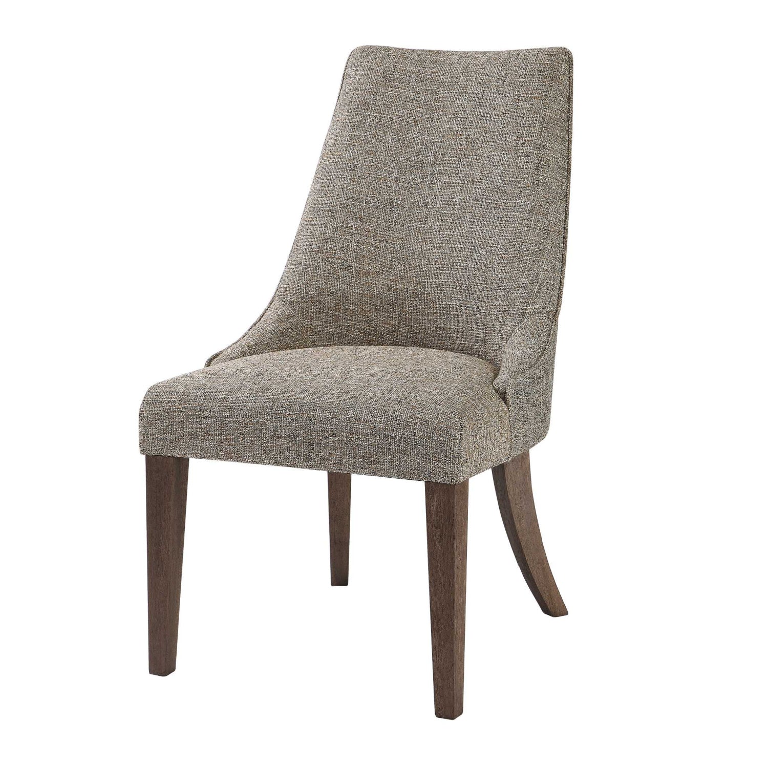 Luxury Slubbed Fabric Lounge Chair Modern Italian Style for Villa