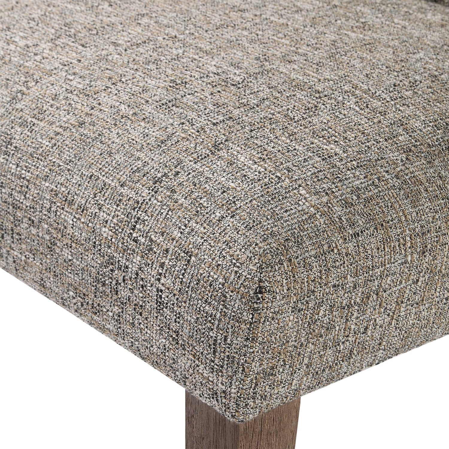 Luxury Slubbed Fabric Lounge Chair Modern Italian Style for Villa