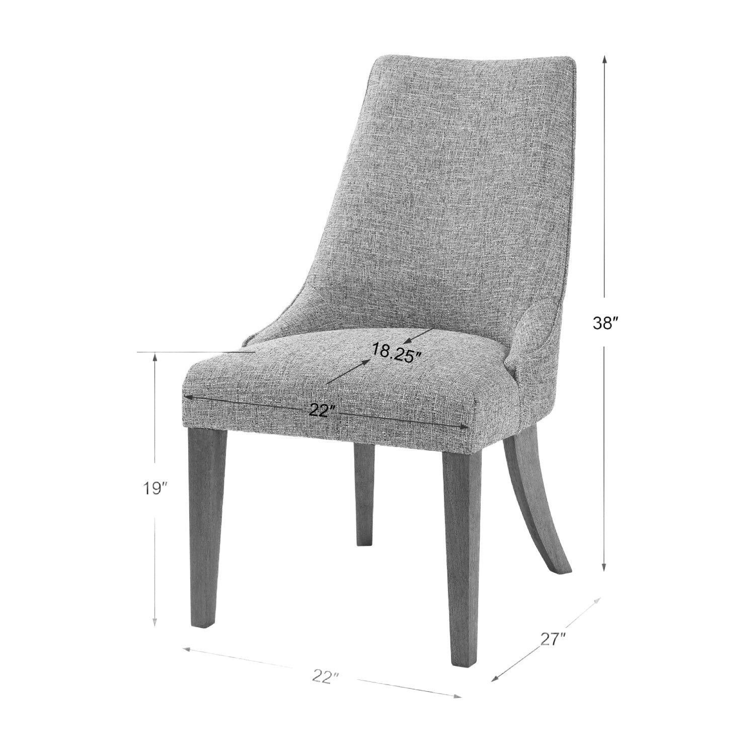 Luxury Slubbed Fabric Lounge Chair Modern Italian Style for Villa