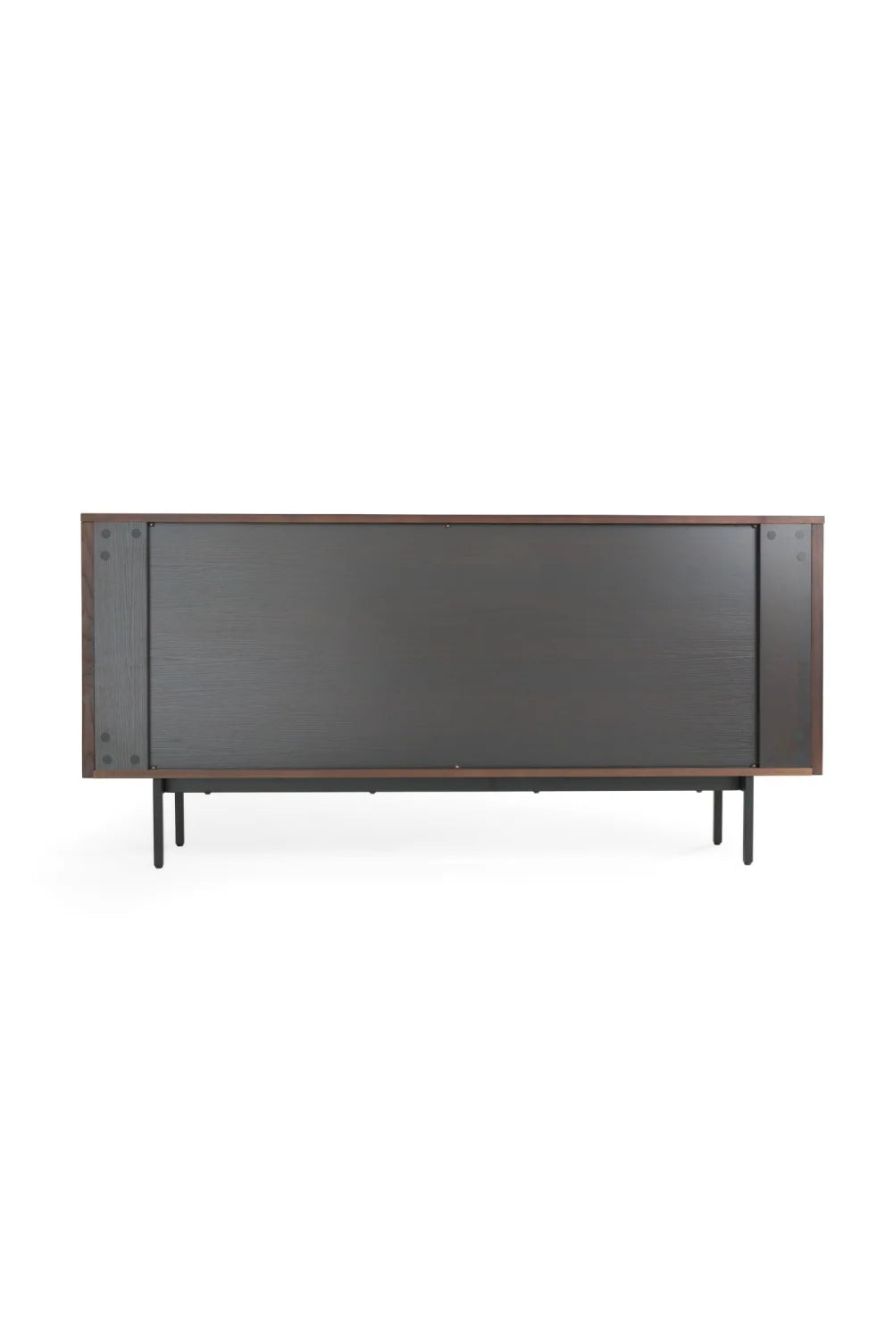 Luxury Smoked Ash 4-Door Sideboard European Style for Villa