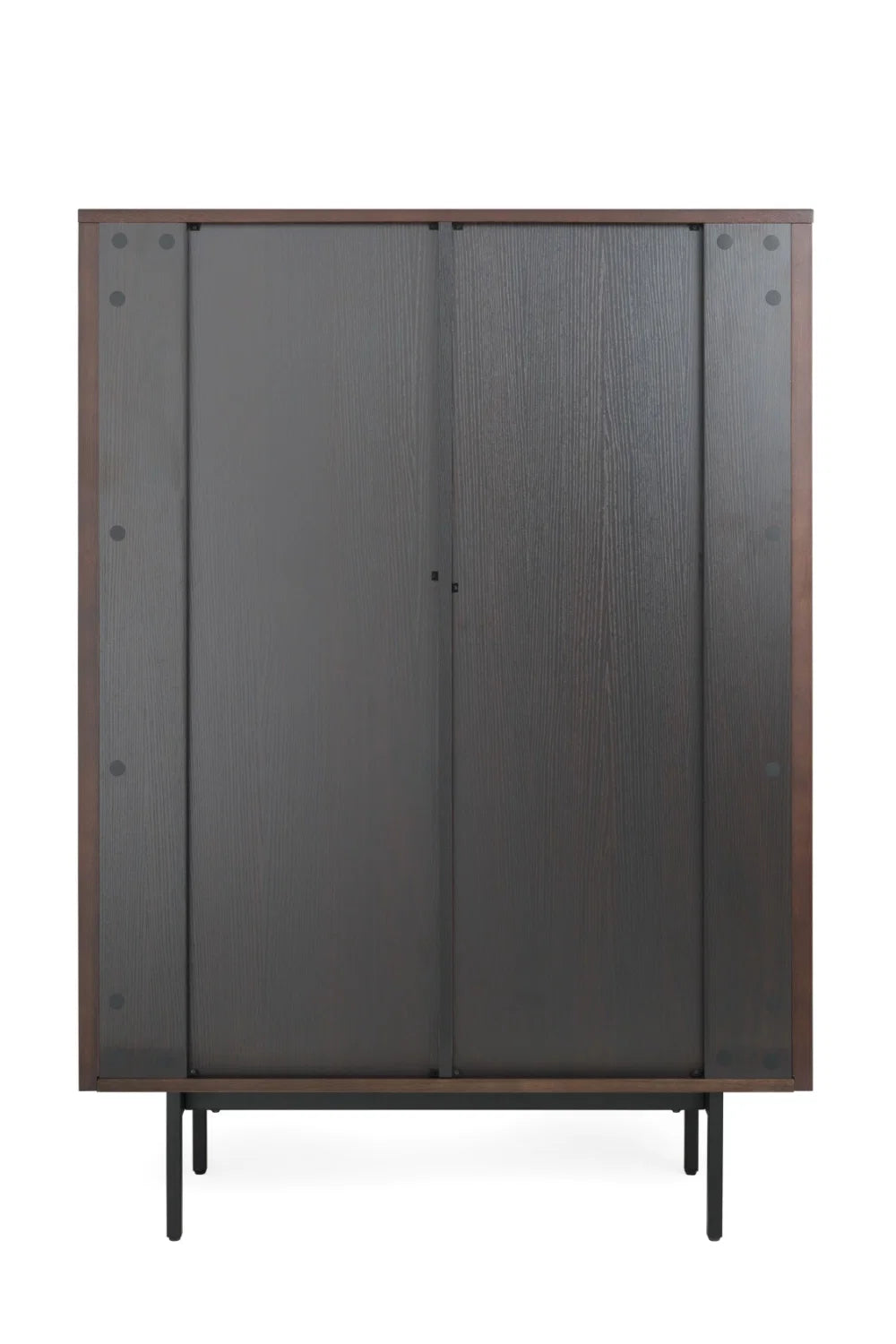 Luxury Smoked Ash Tall Sideboard European Style for Villa