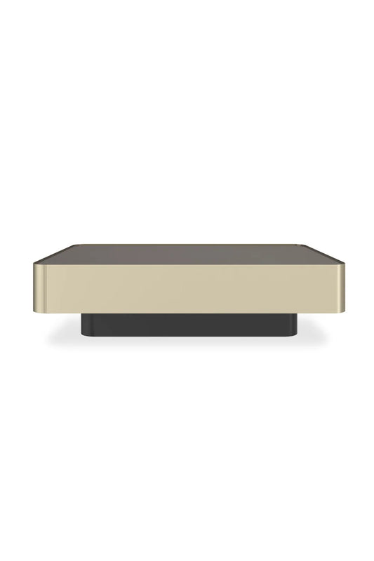 Luxury Smoked Bronze Coffee Table Modern Italian Style for Villa