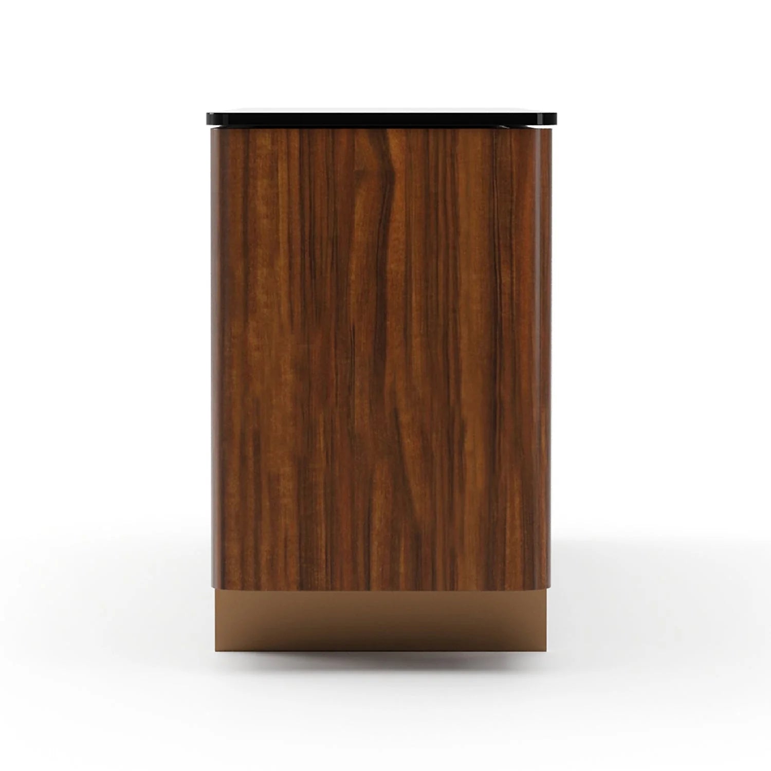 Luxury Smoked Walnut 4-Door Sideboard European Style for Villa
