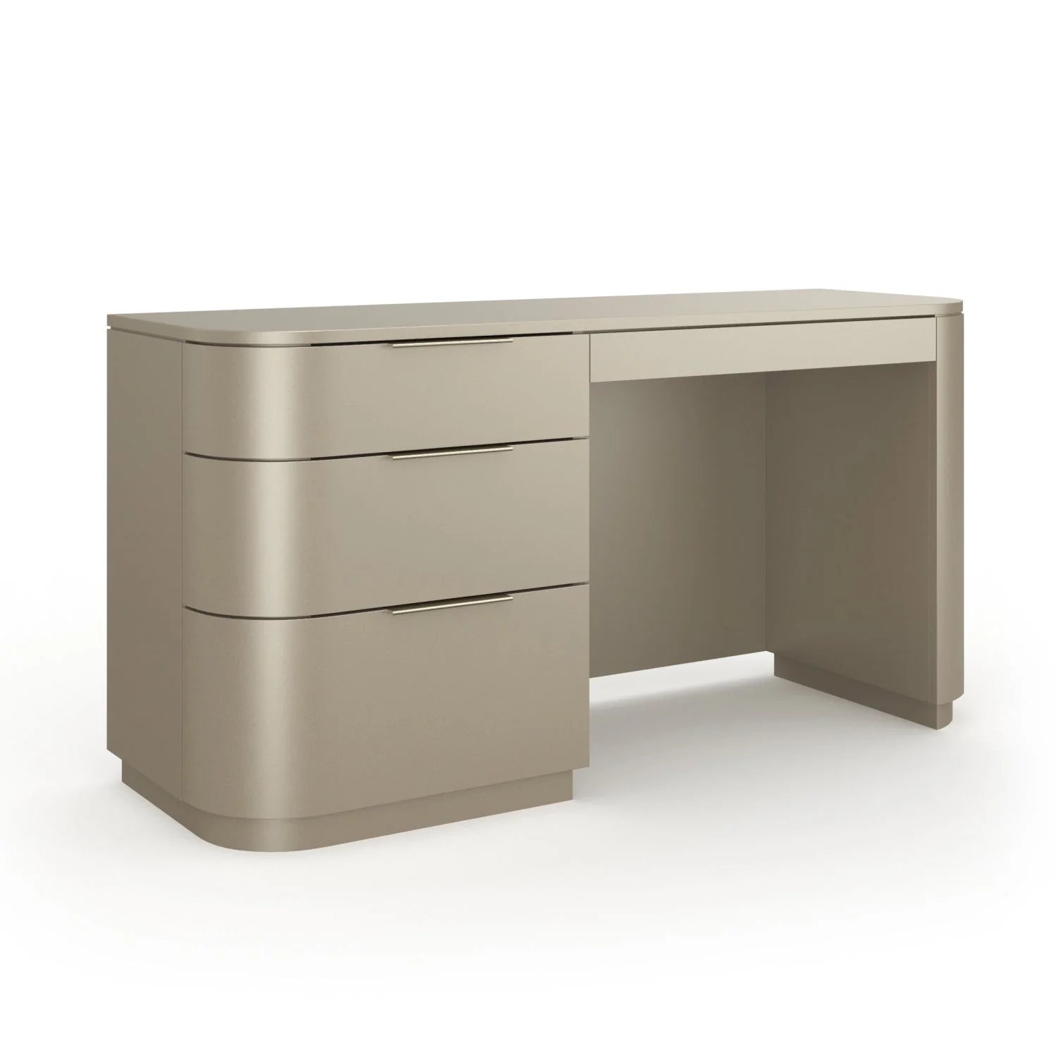 Luxury Soft Silver Modern Desk European Style for Villa