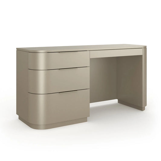 Luxury Soft Silver Modern Desk European Style for Villa