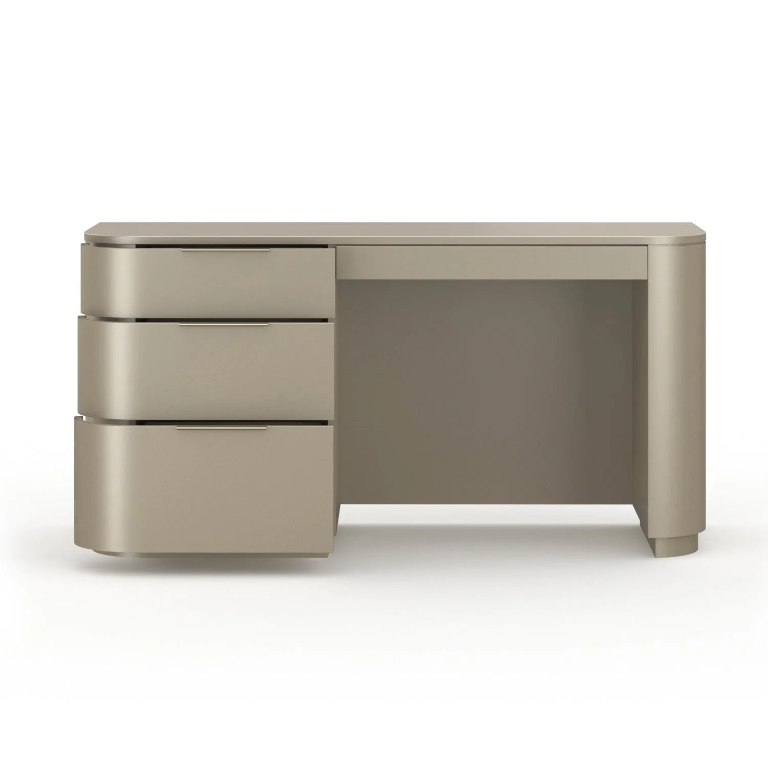 Luxury Soft Silver Modern Desk European Style for Villa