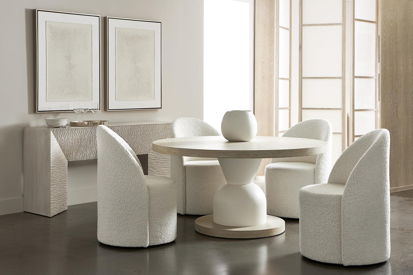 Luxury Solaria Dining Table Modern Italian Style for Villa