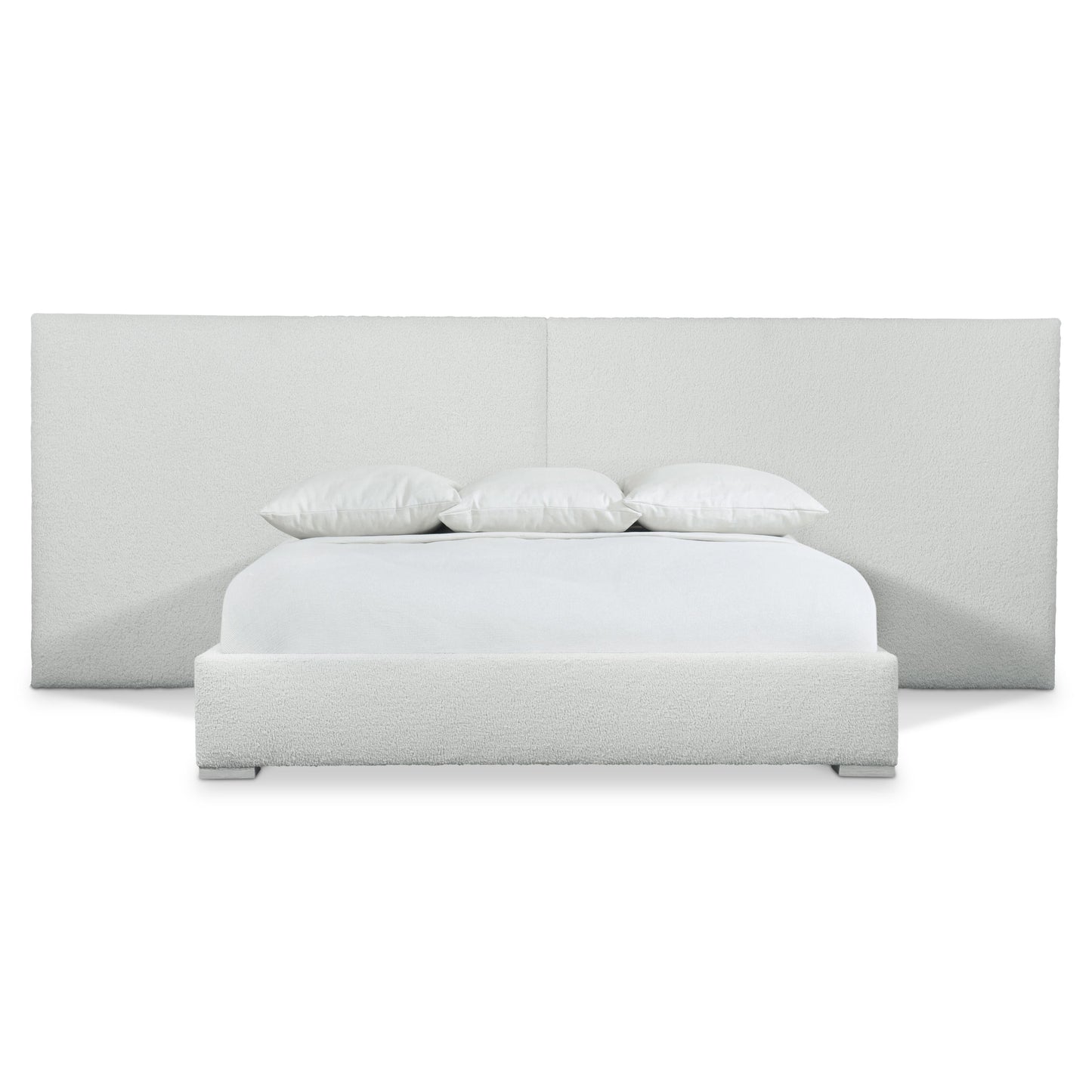 Luxury Solaria Fabric Panel Bed Modern Italian Style for Villa