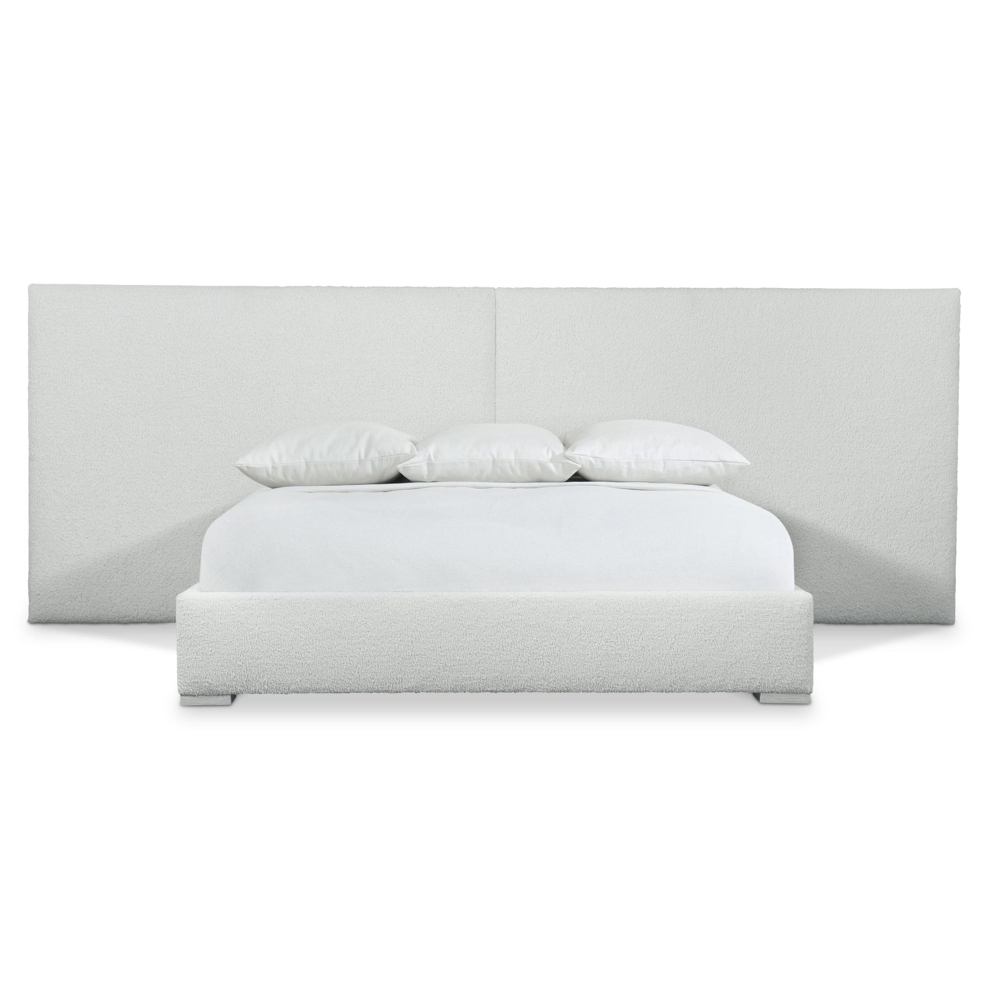 Luxury Solaria Fabric Panel Bed Modern Italian Style for Villa