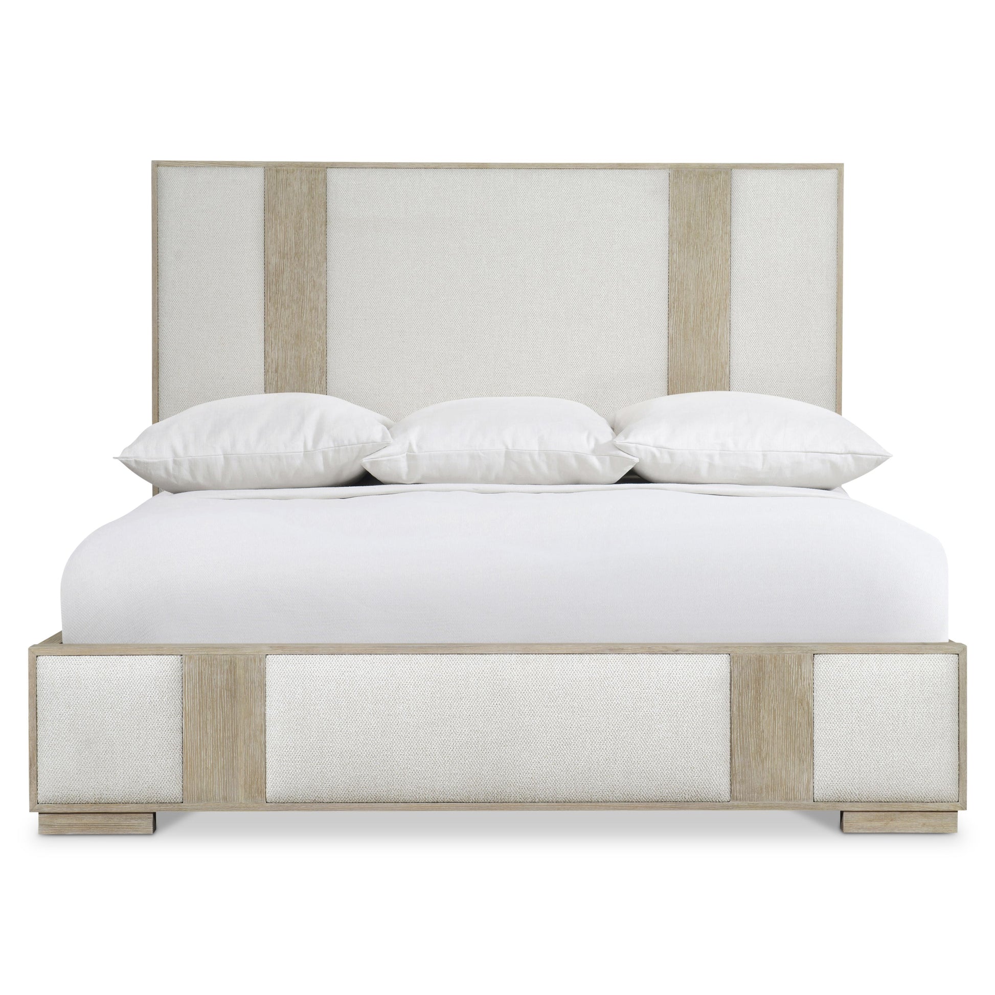 Luxury Solaria Fabric Panel Bed Modern Italian Style for Villa