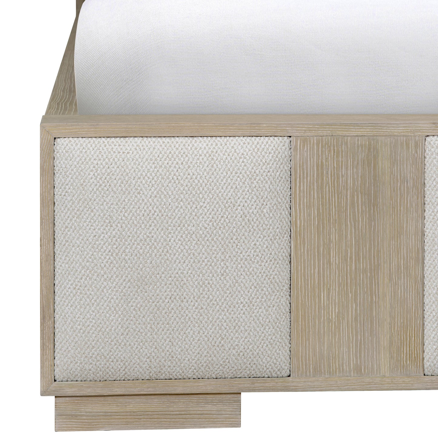 Luxury Solaria Fabric Panel Bed Modern Italian Style for Villa
