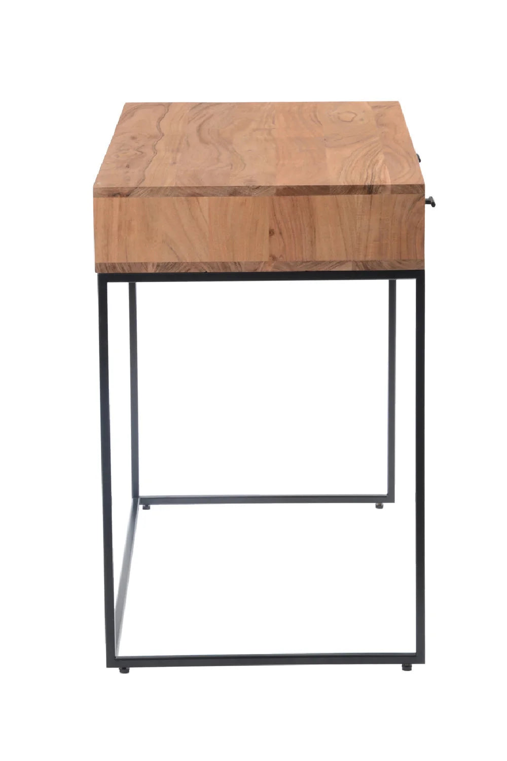 Luxury Solid Acacia 2-Drawer Modern Writing Desk European Style for Villa
