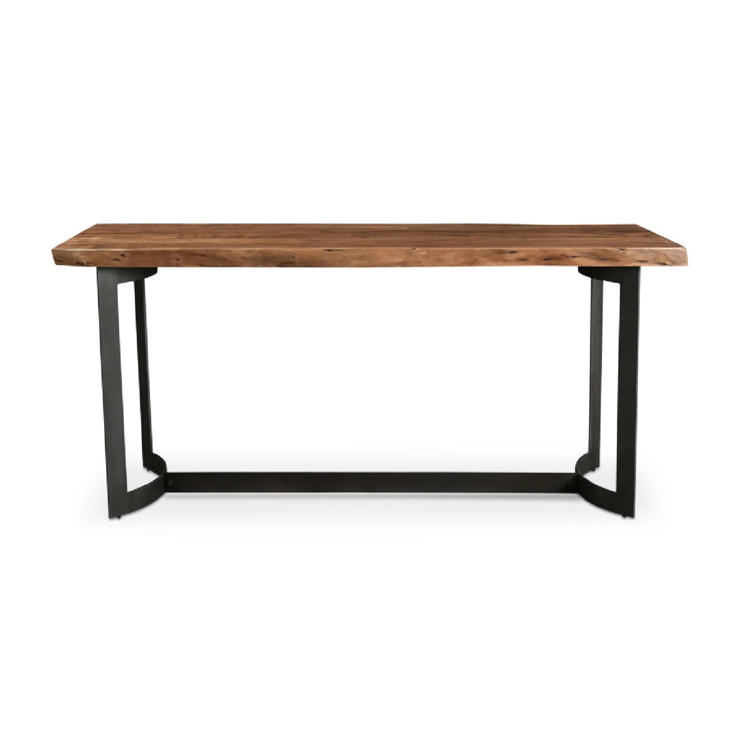 Luxury Solid Acacia Wood Counter Table Modern Italian Style for Villa
