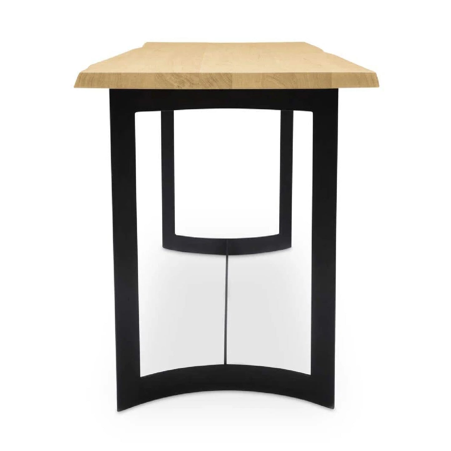 Luxury Solid Acacia Wood Counter Table Modern Italian Style for Villa
