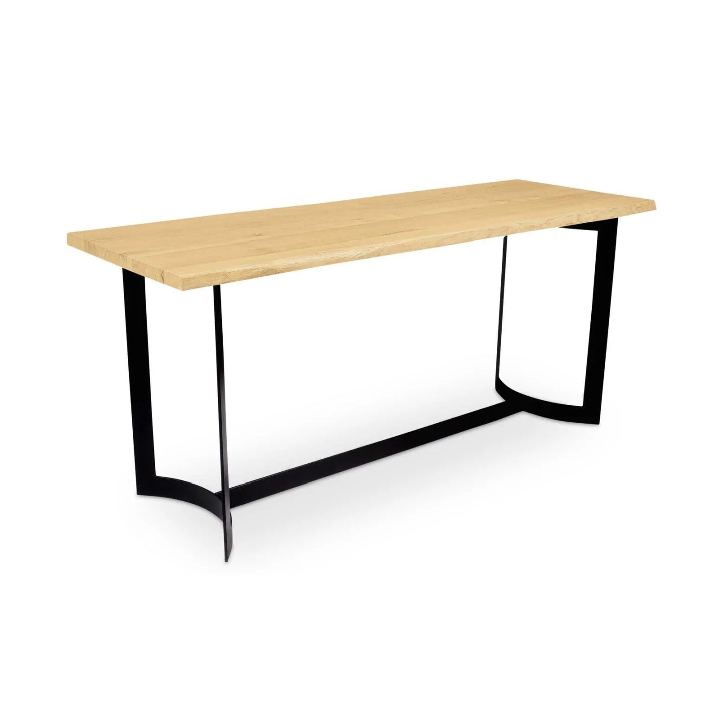 Luxury Solid Acacia Wood Counter Table Modern Italian Style for Villa