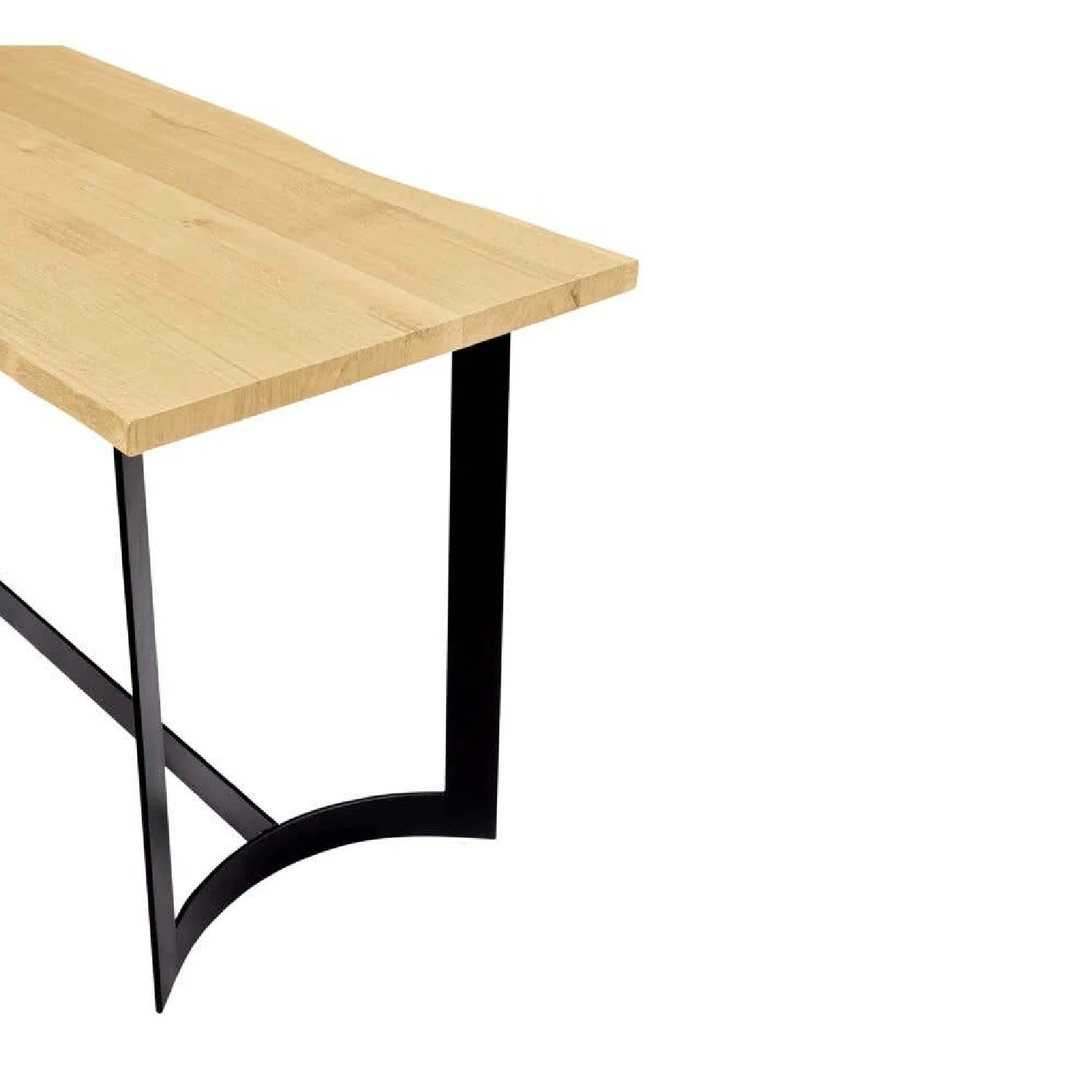 Luxury Solid Acacia Wood Counter Table Modern Italian Style for Villa