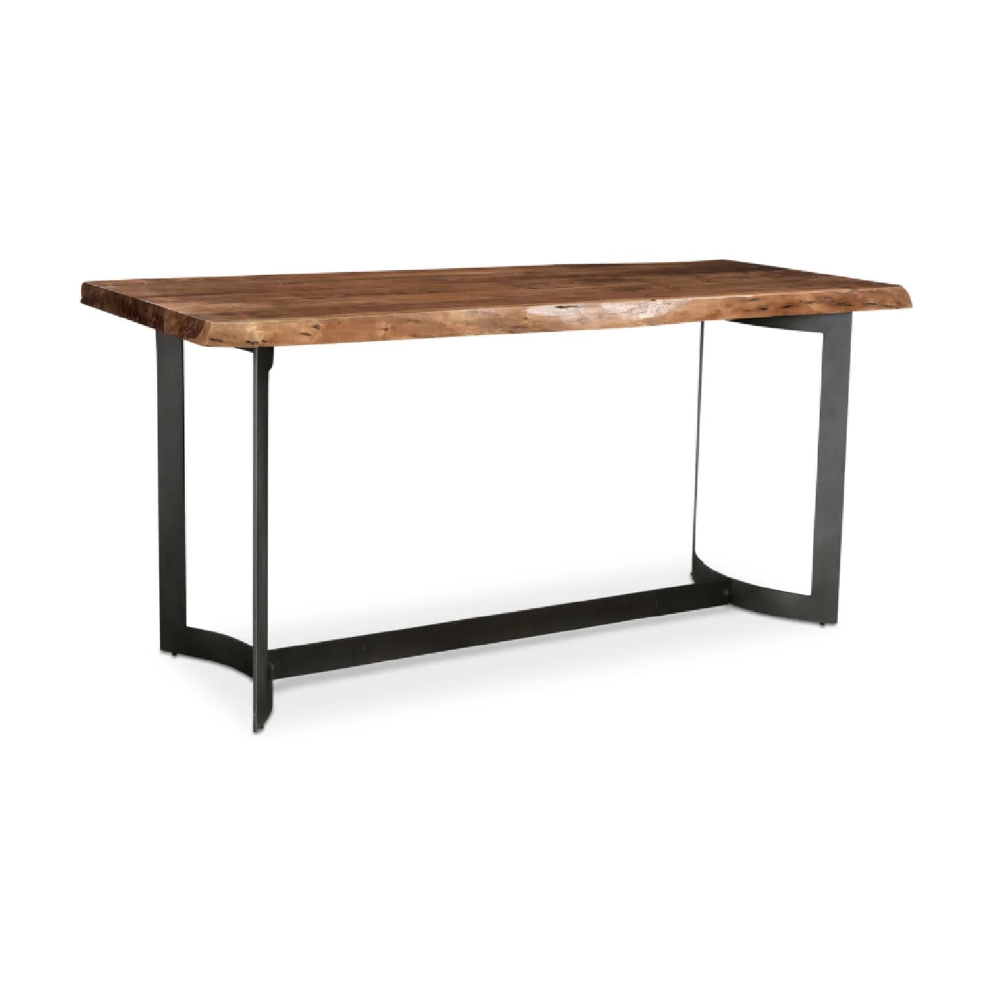 Luxury Solid Acacia Wood Counter Table Modern Italian Style for Villa