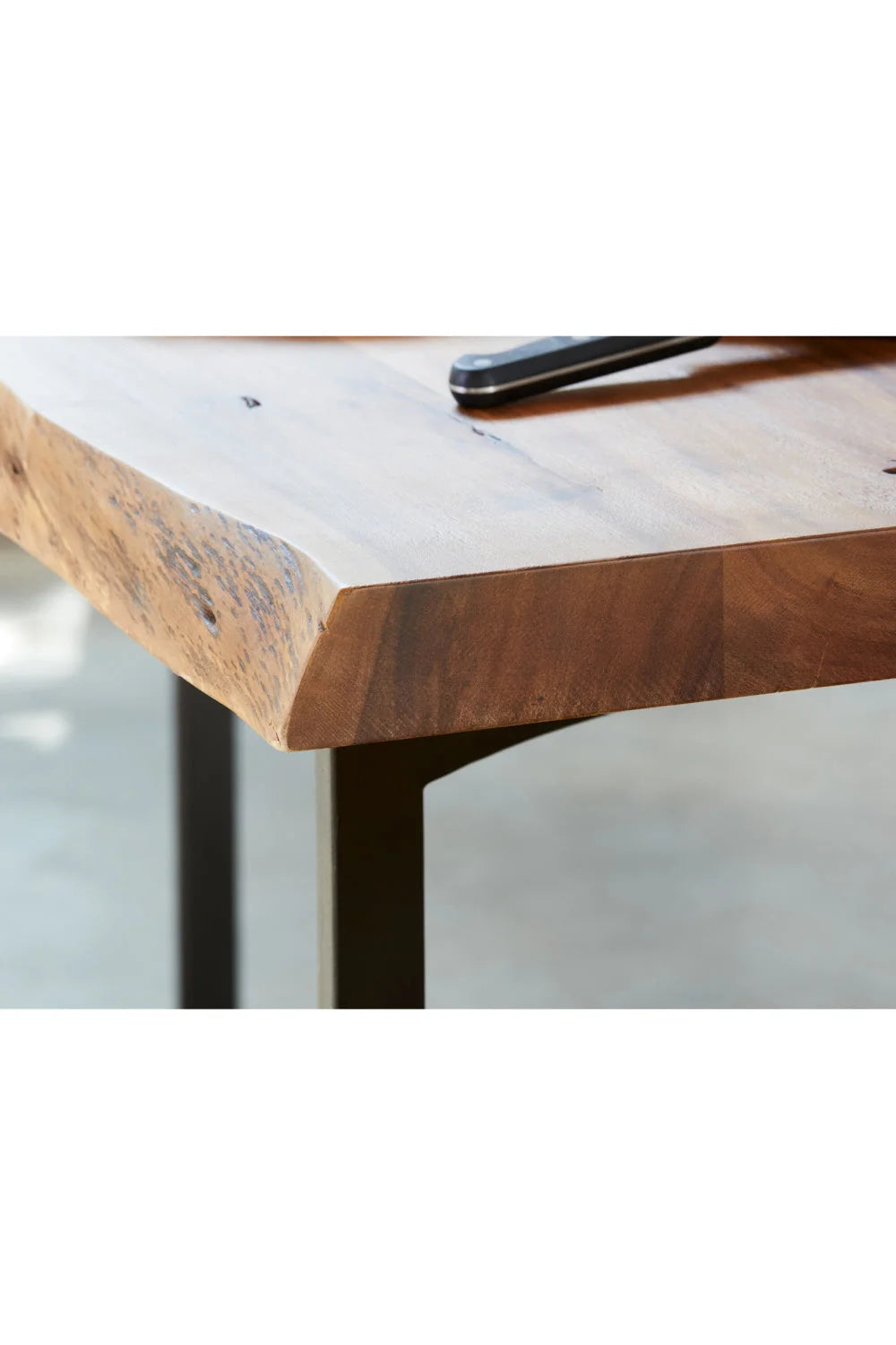 Luxury Solid Acacia Wood Counter Table Modern Italian Style for Villa