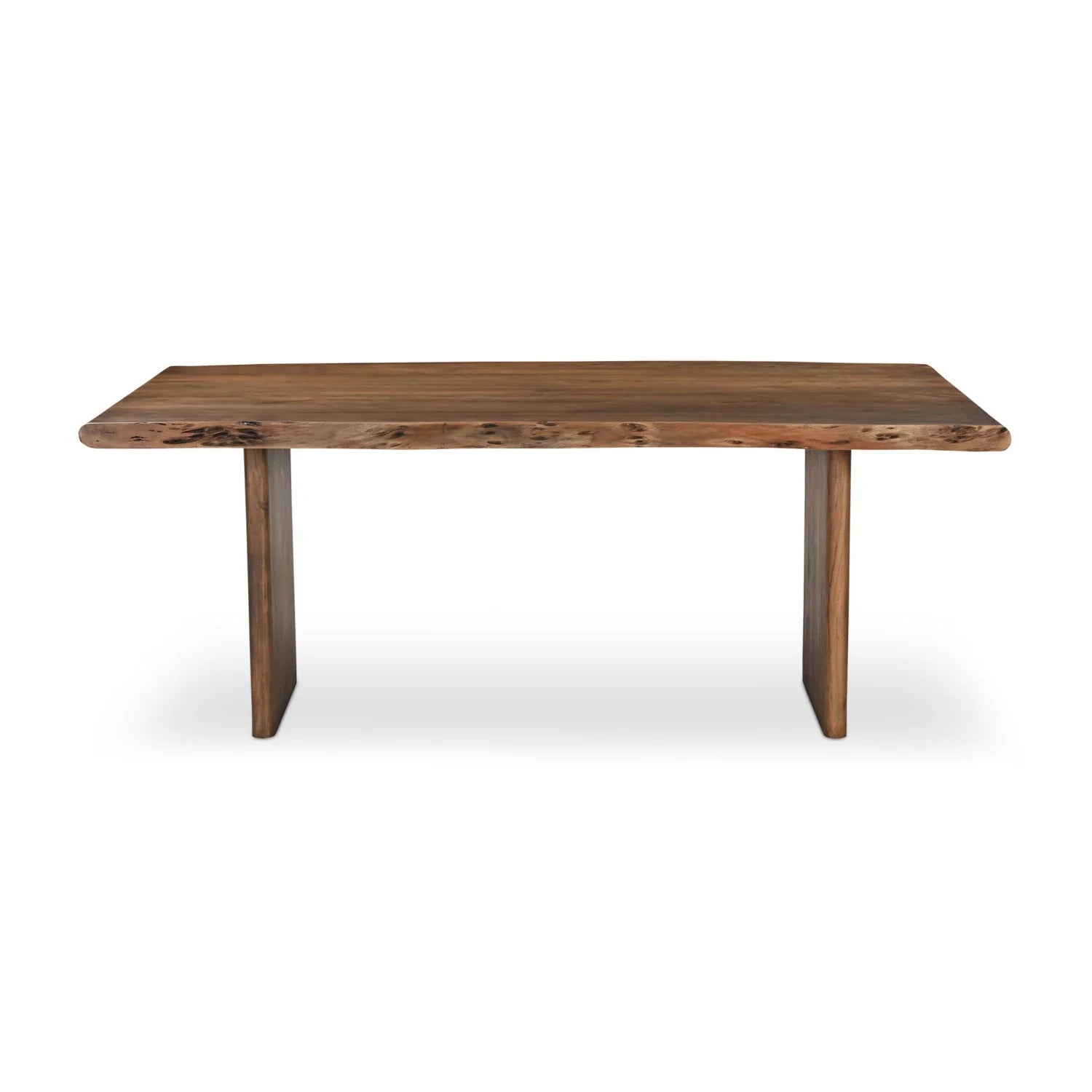 Luxury Solid Acacia Wood Dining Table Modern Italian Style for Villa