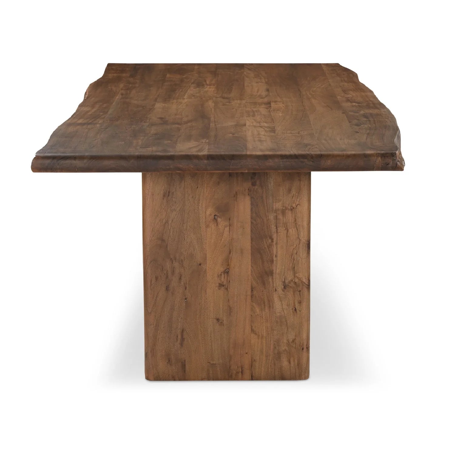 Luxury Solid Acacia Wood Dining Table Modern Italian Style for Villa