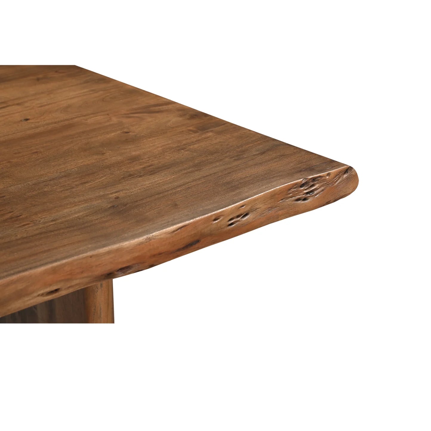 Luxury Solid Acacia Wood Dining Table Modern Italian Style for Villa