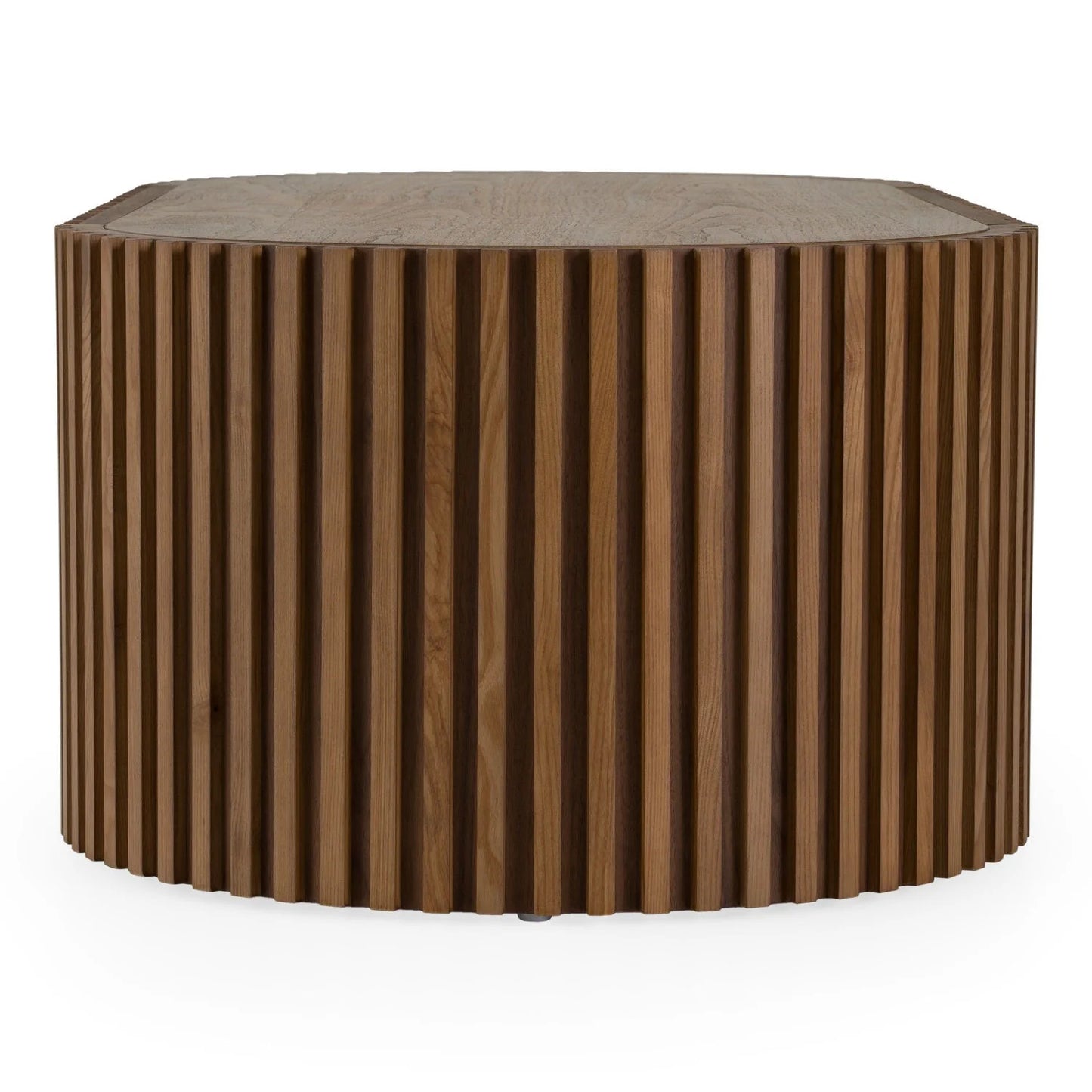 Luxury Solid Eucalyptus 1-Drawer Coffee Table Modern Italian Style for Villa