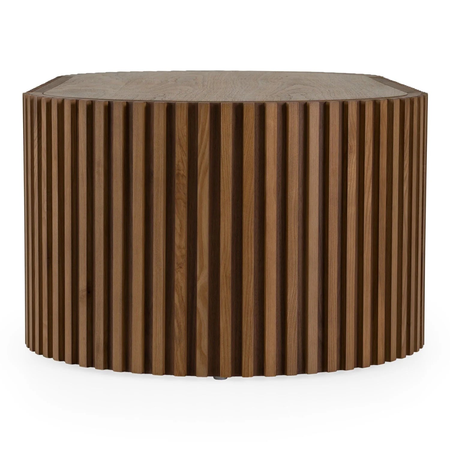 Luxury Solid Eucalyptus 1-Drawer Coffee Table Modern Italian Style for Villa