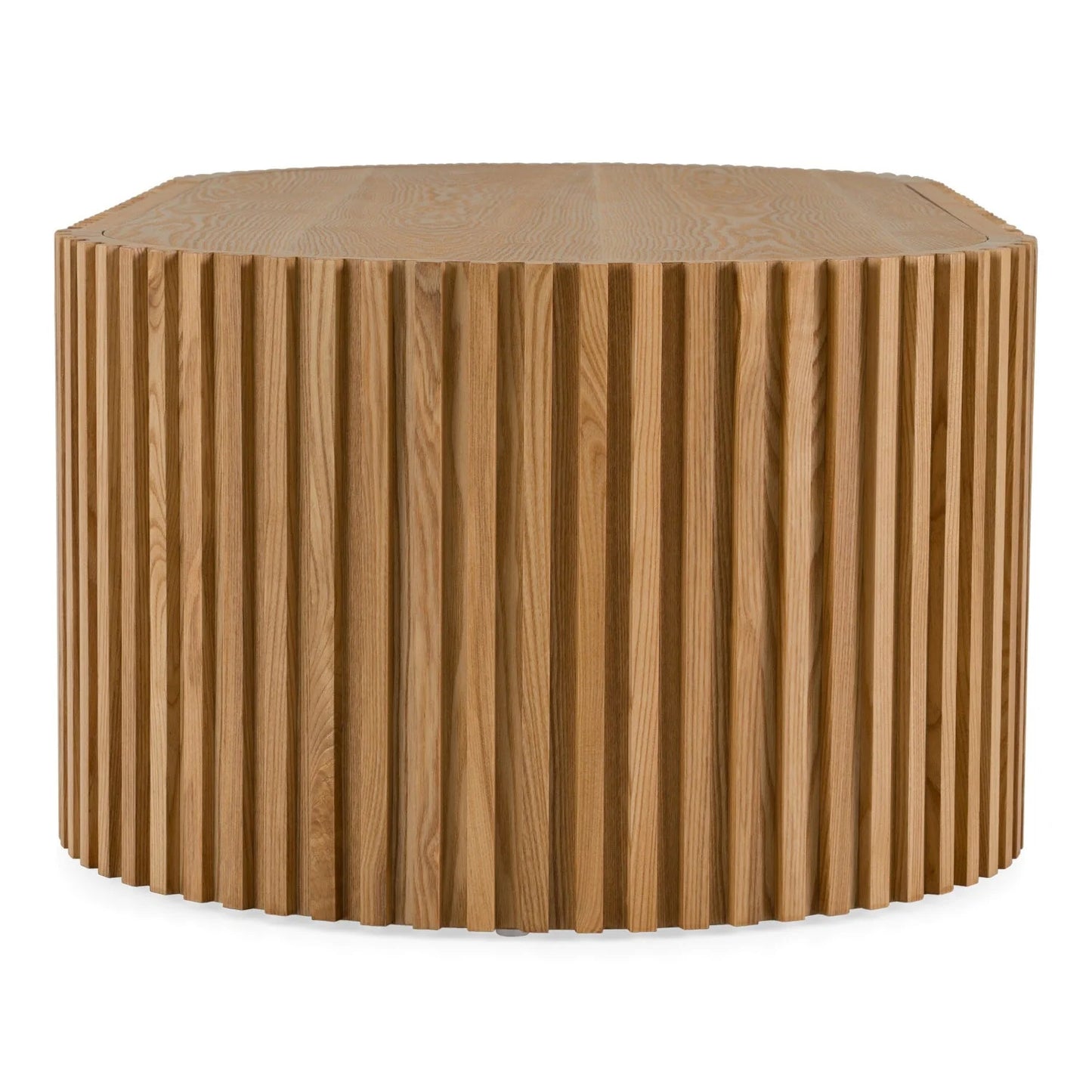 Luxury Solid Eucalyptus 1-Drawer Coffee Table Modern Italian Style for Villa