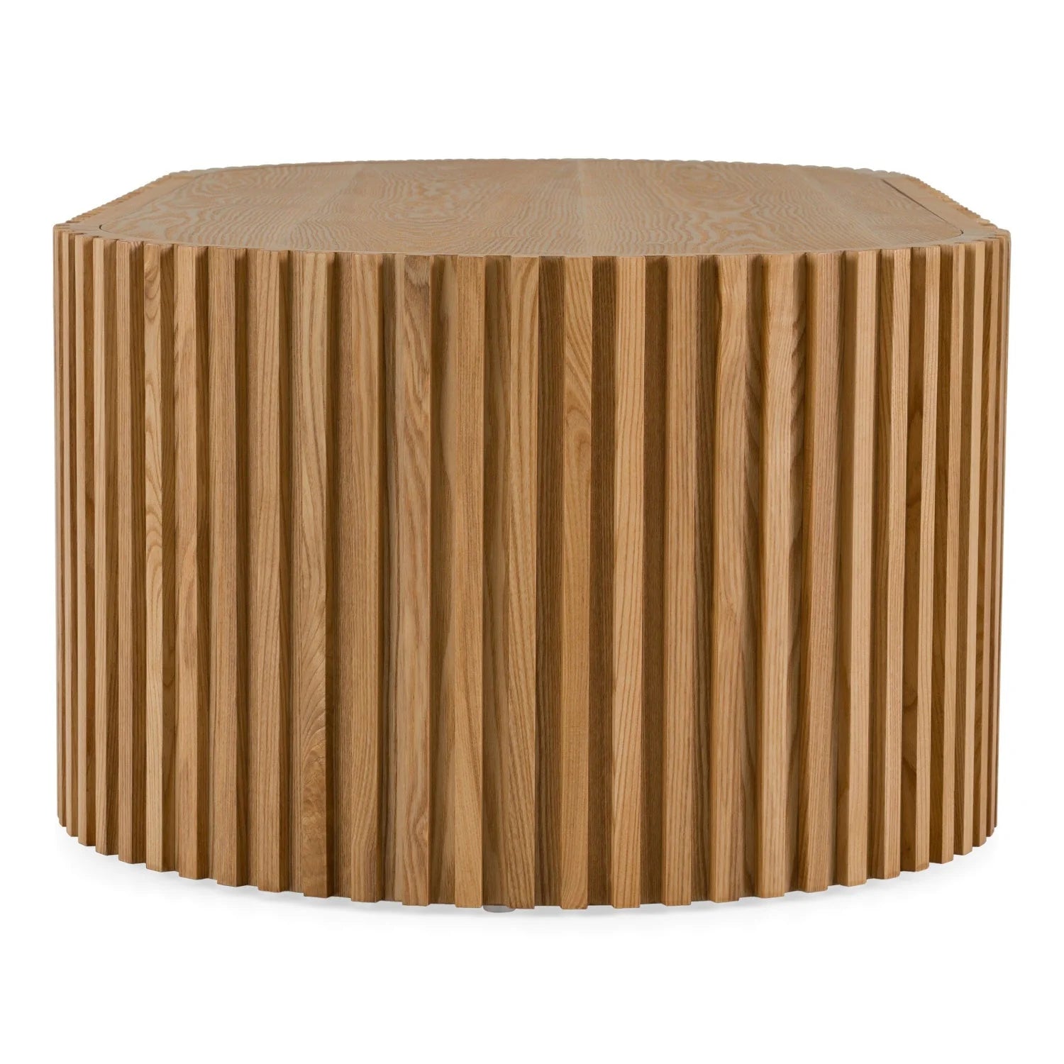 Luxury Solid Eucalyptus 1-Drawer Coffee Table Modern Italian Style for Villa