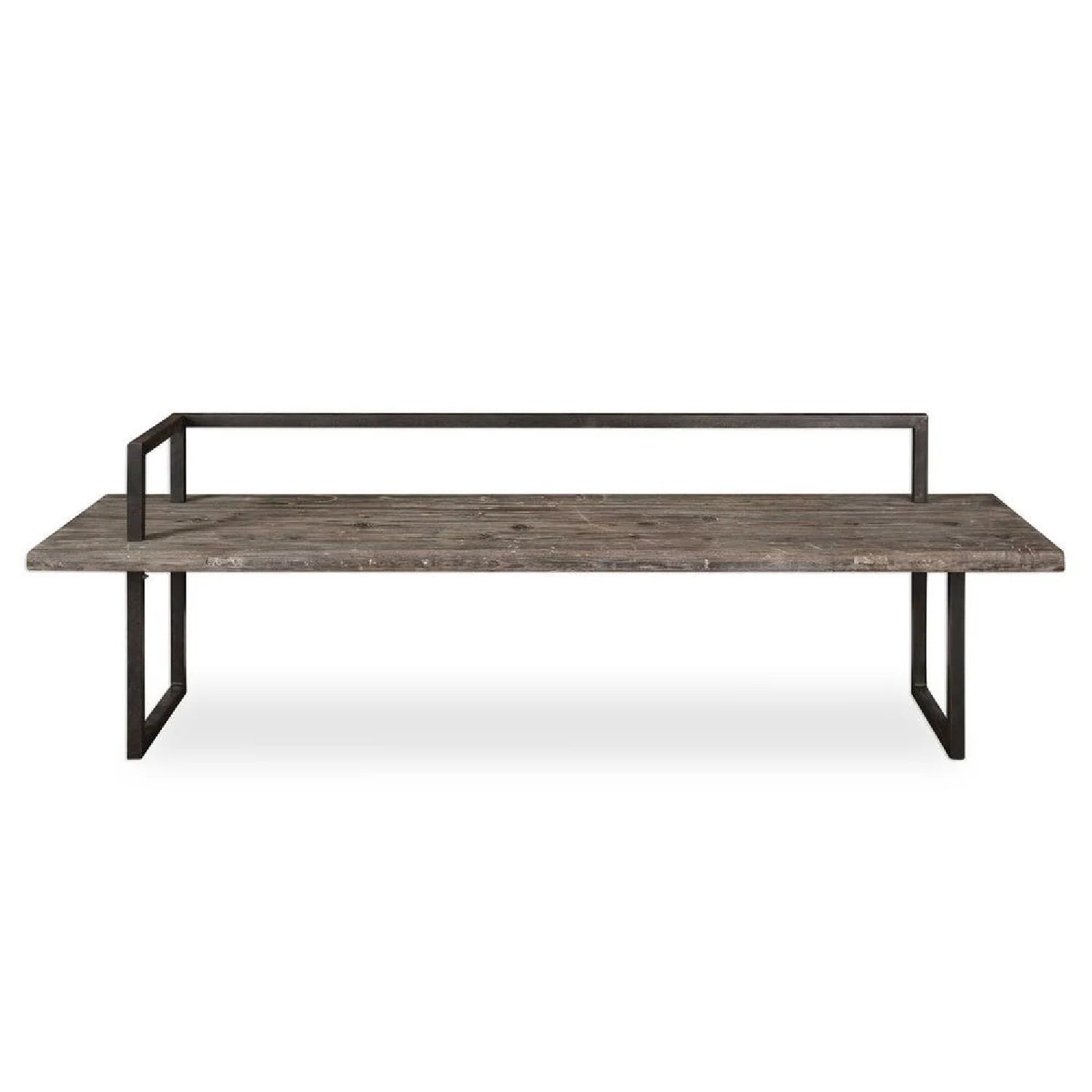 Luxury Solid Fir Wood Bench European Style for Villa