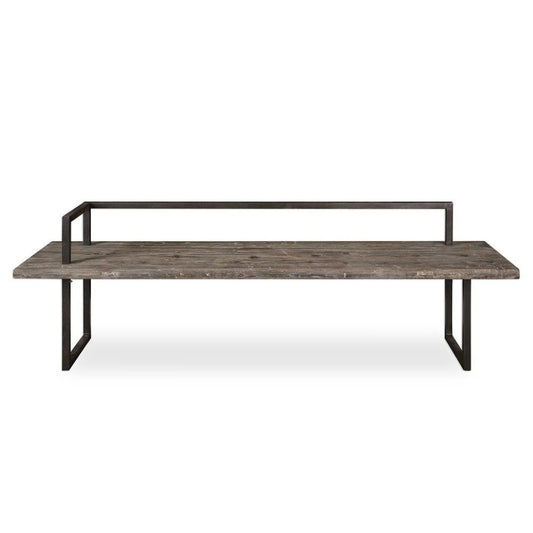 Luxury Solid Fir Wood Bench European Style for Villa