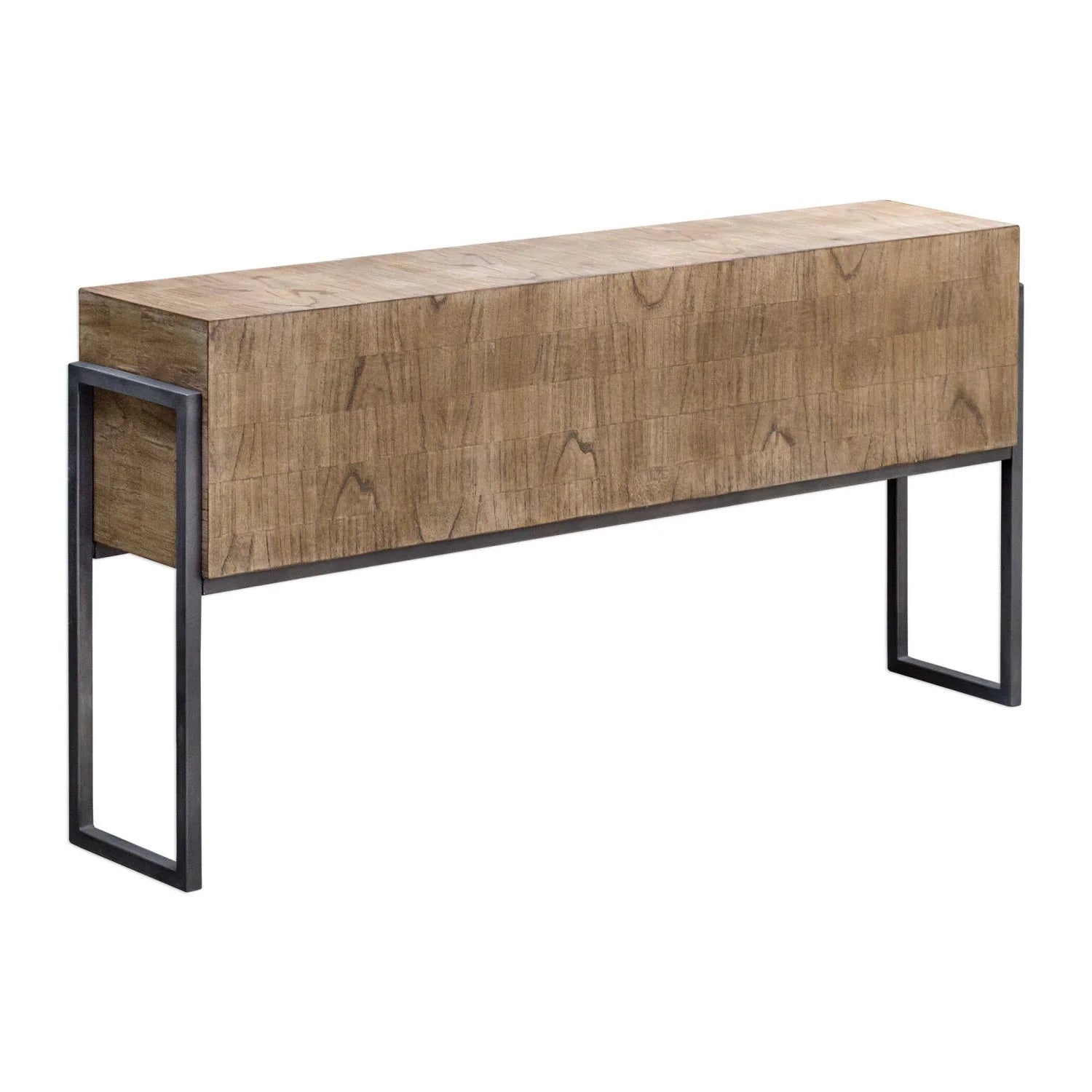 Luxury Solid Mahogany Console Table Modern Italian Style for Villa