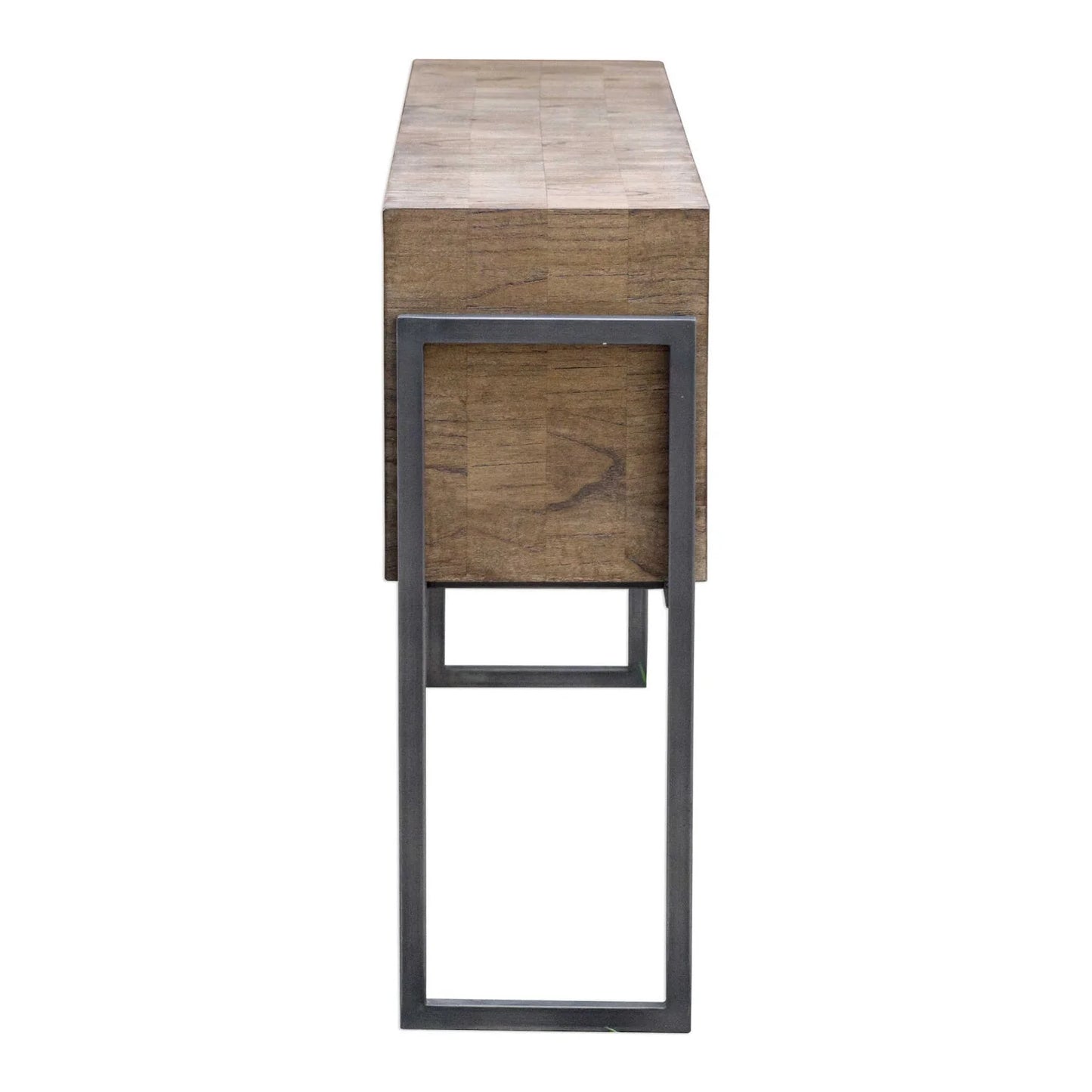 Luxury Solid Mahogany Console Table Modern Italian Style for Villa