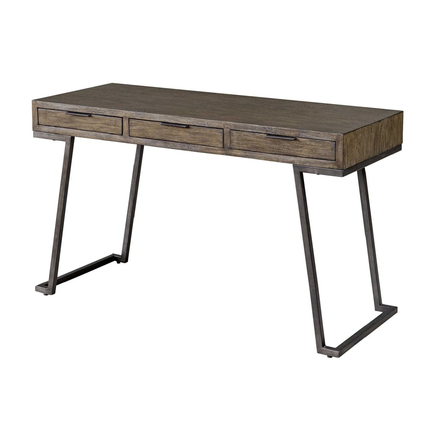 Luxury Solid Mango Wood 3-Drawer Modern Desk European Style for Villa